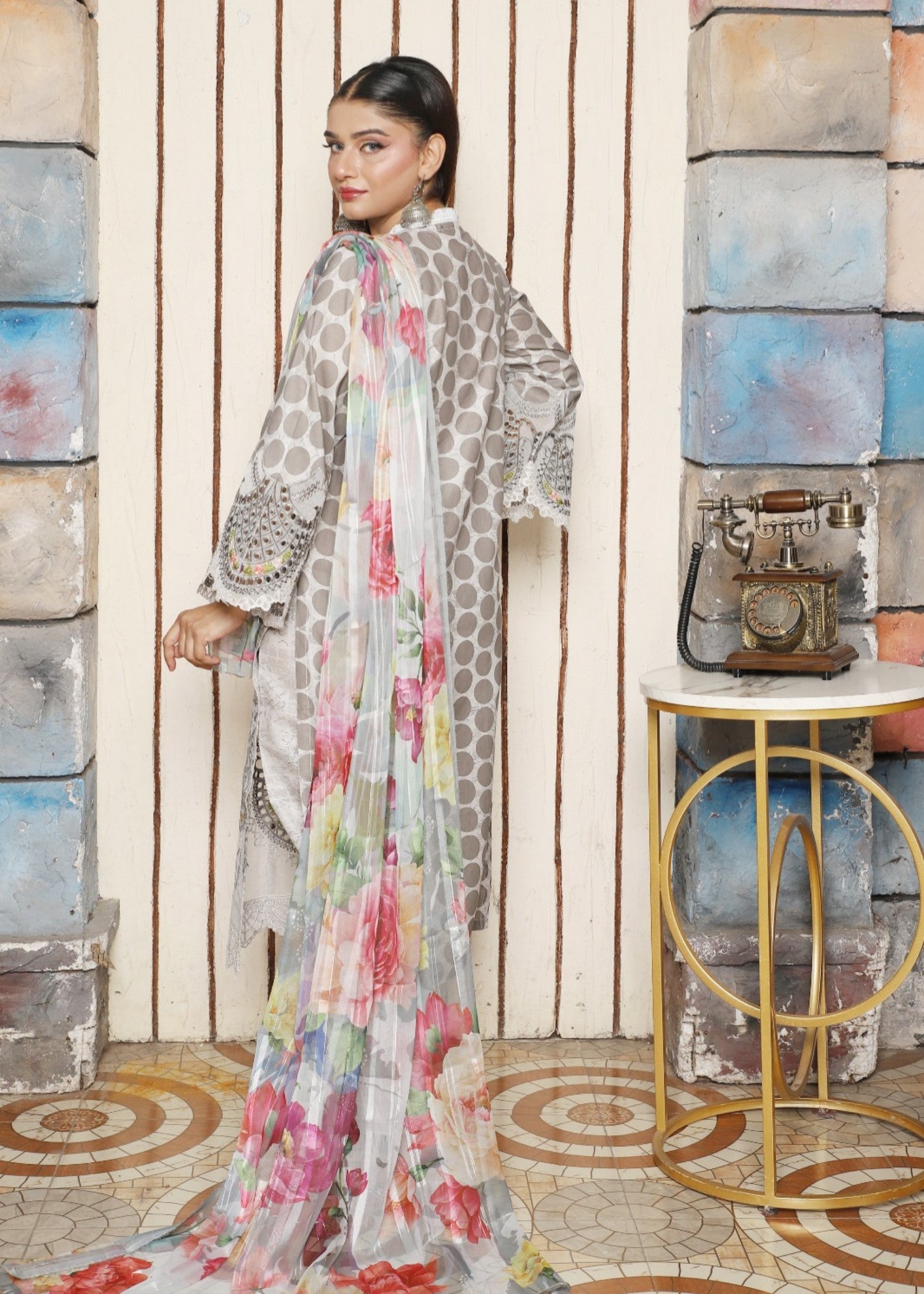 Mr Rai Attires Hiba Embroidered Women 3pcs