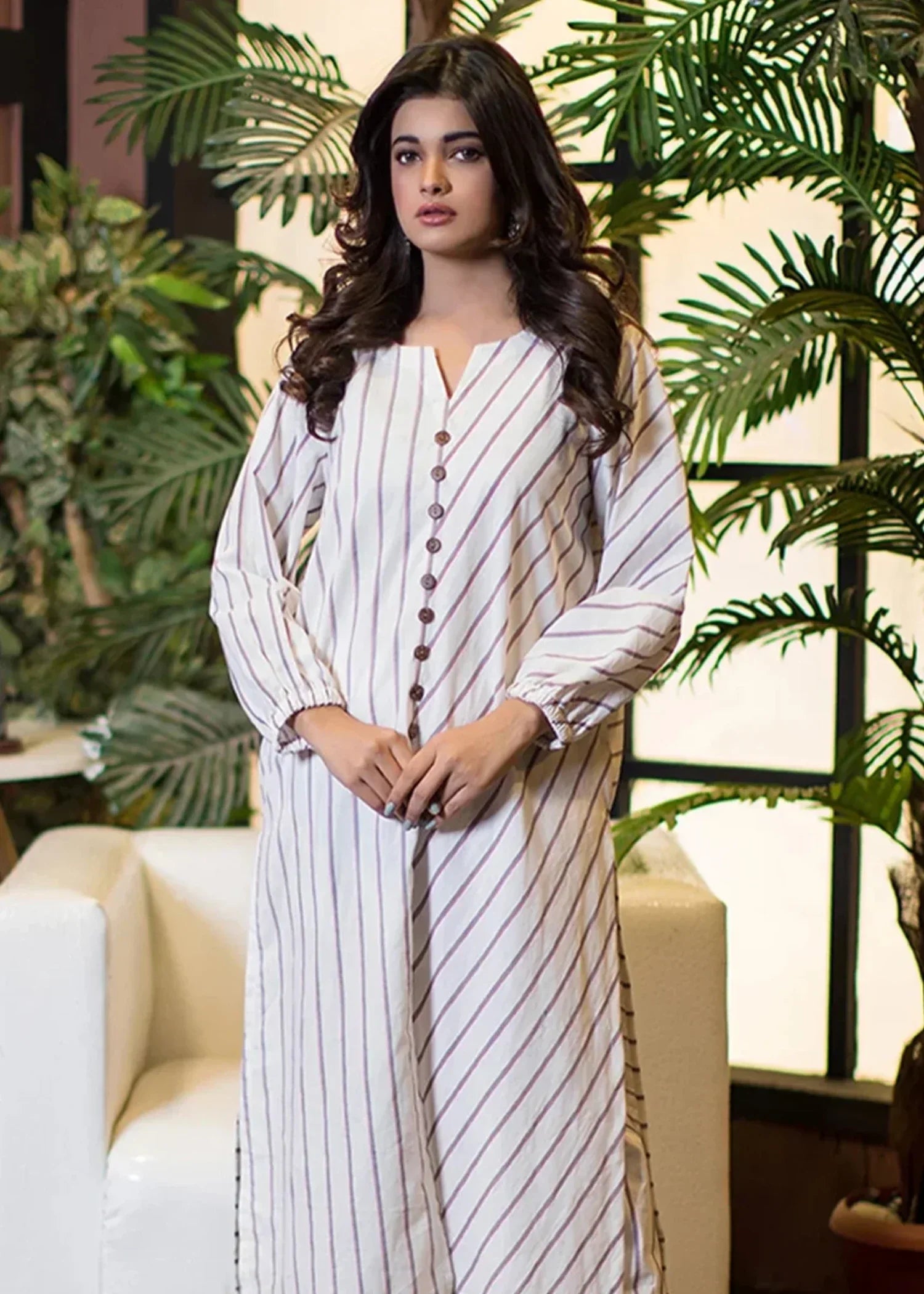 Urban Cut Cotton Printed Kurta Women 1pcs