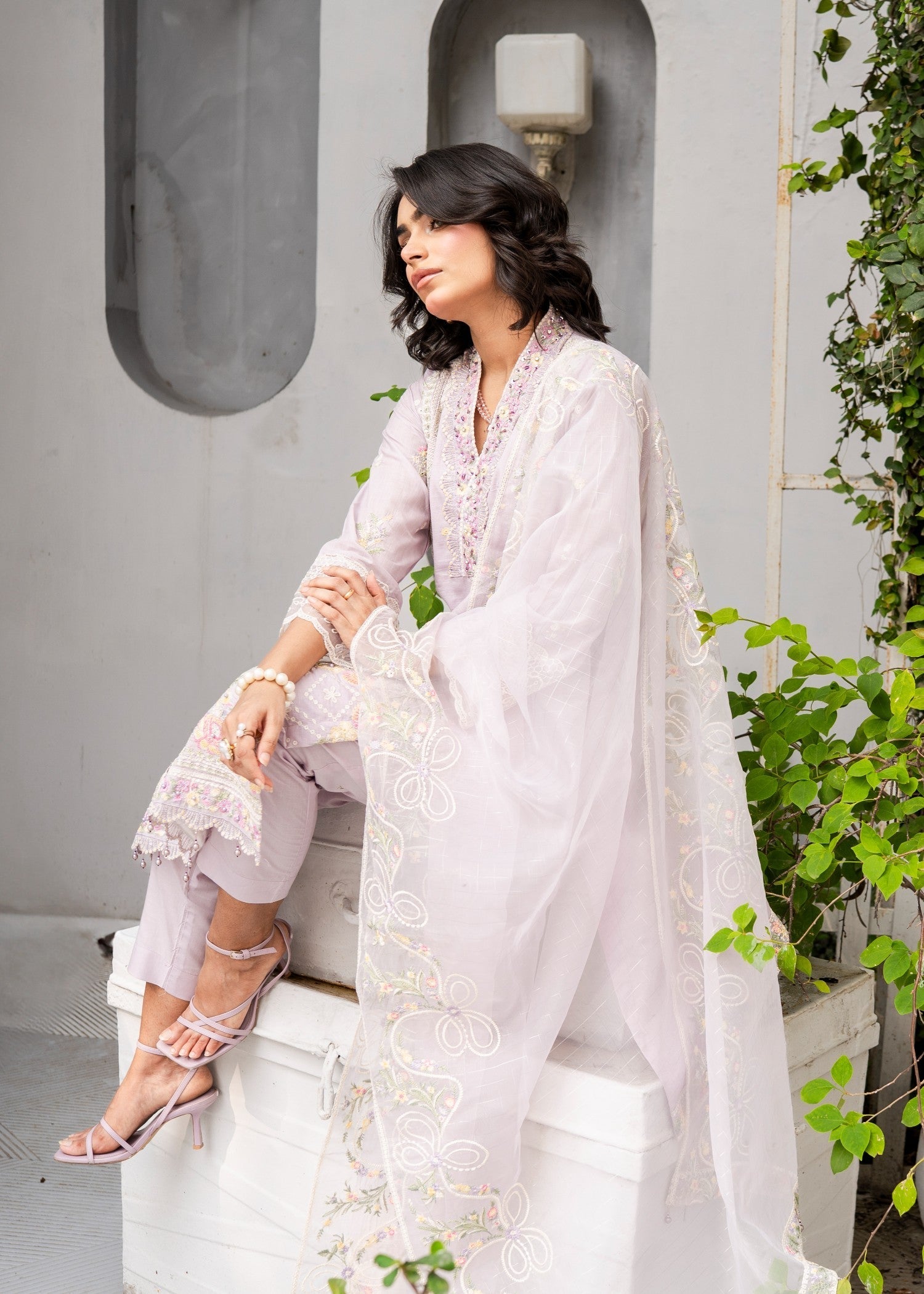 Zainab Fazlani Sahar e Lavender by Women 3pcs