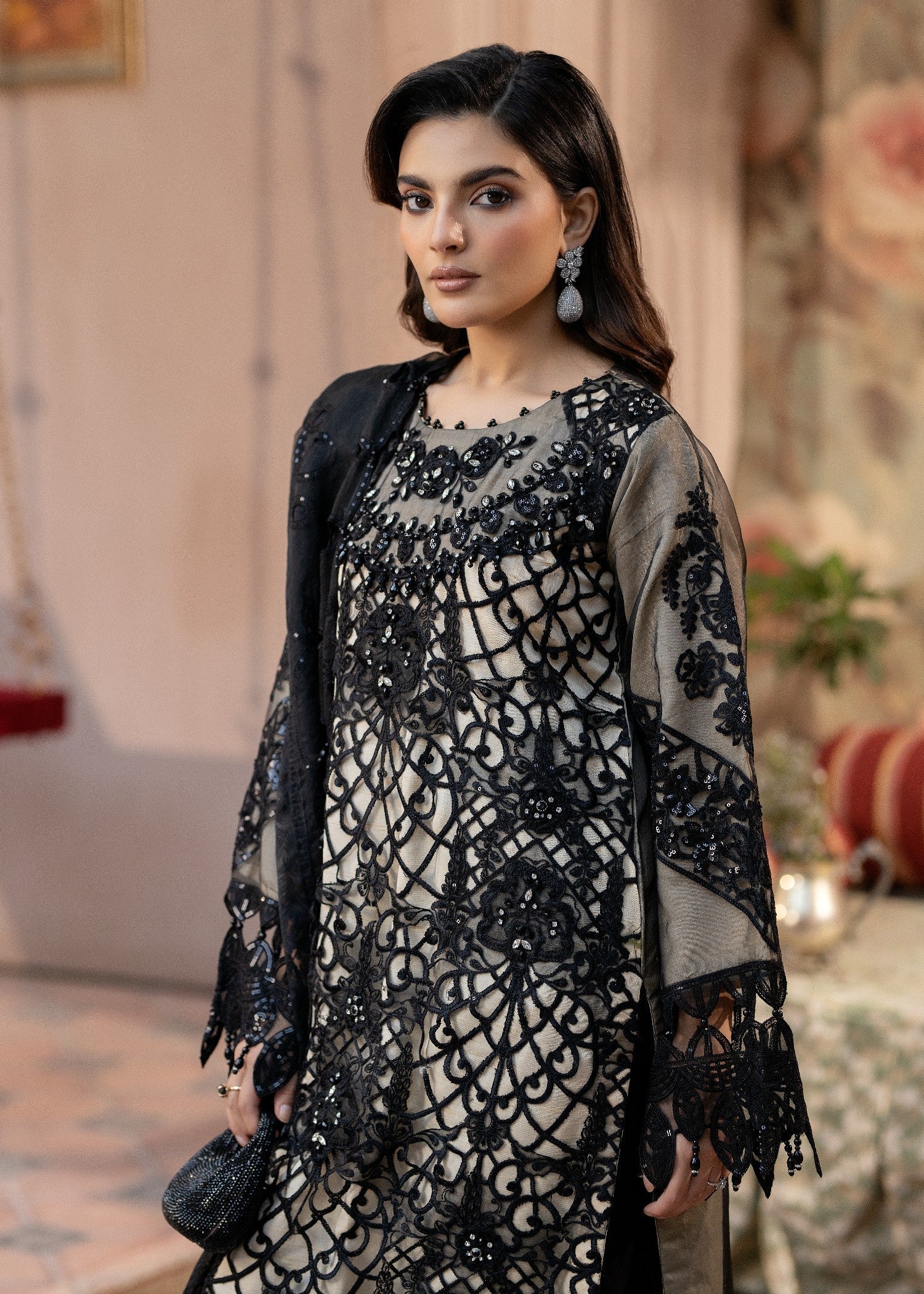 Malhaar MAL AL 4135 BLACK Women 3pcs