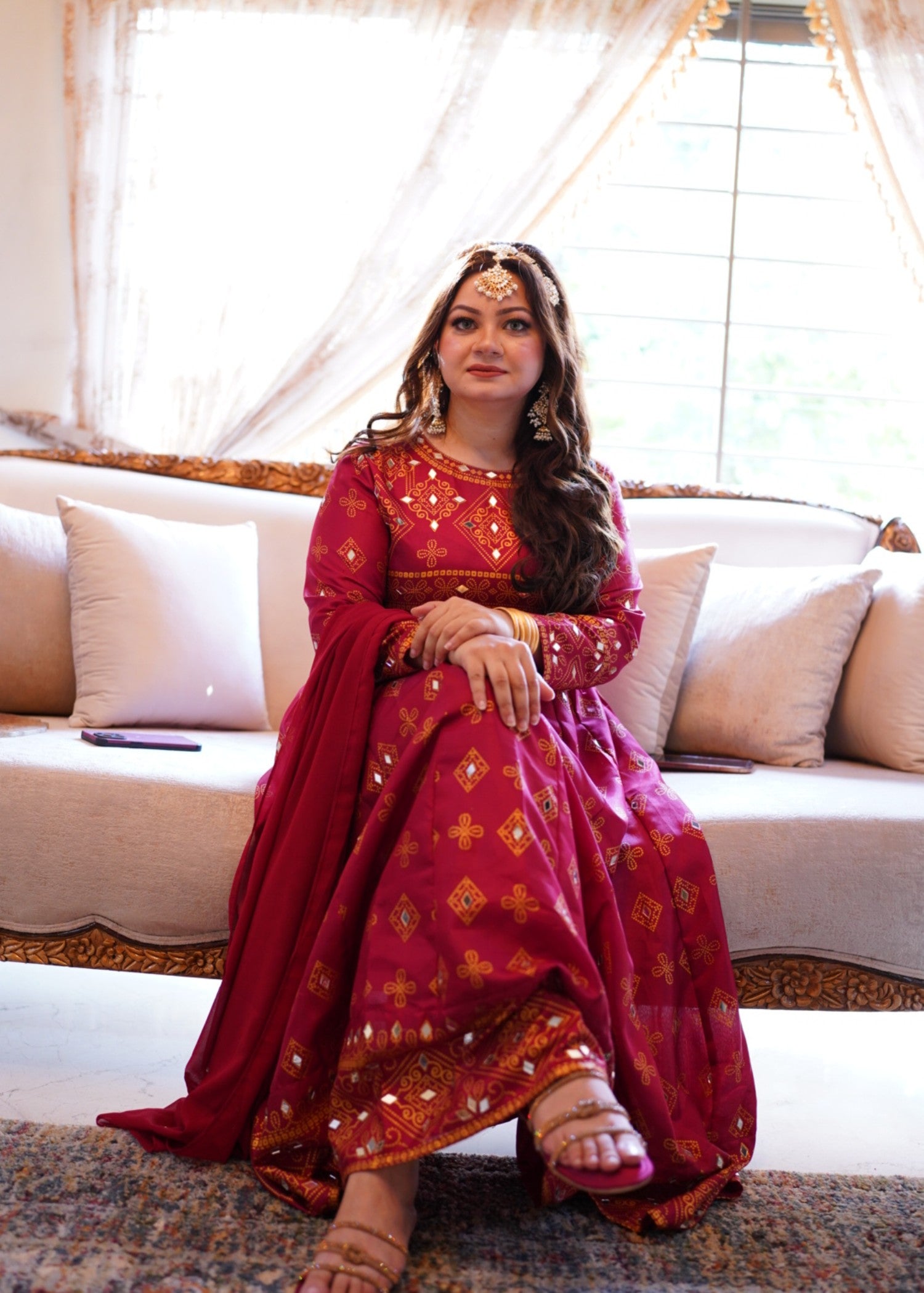 1 Virsapret R2 maroon Women 2pcs