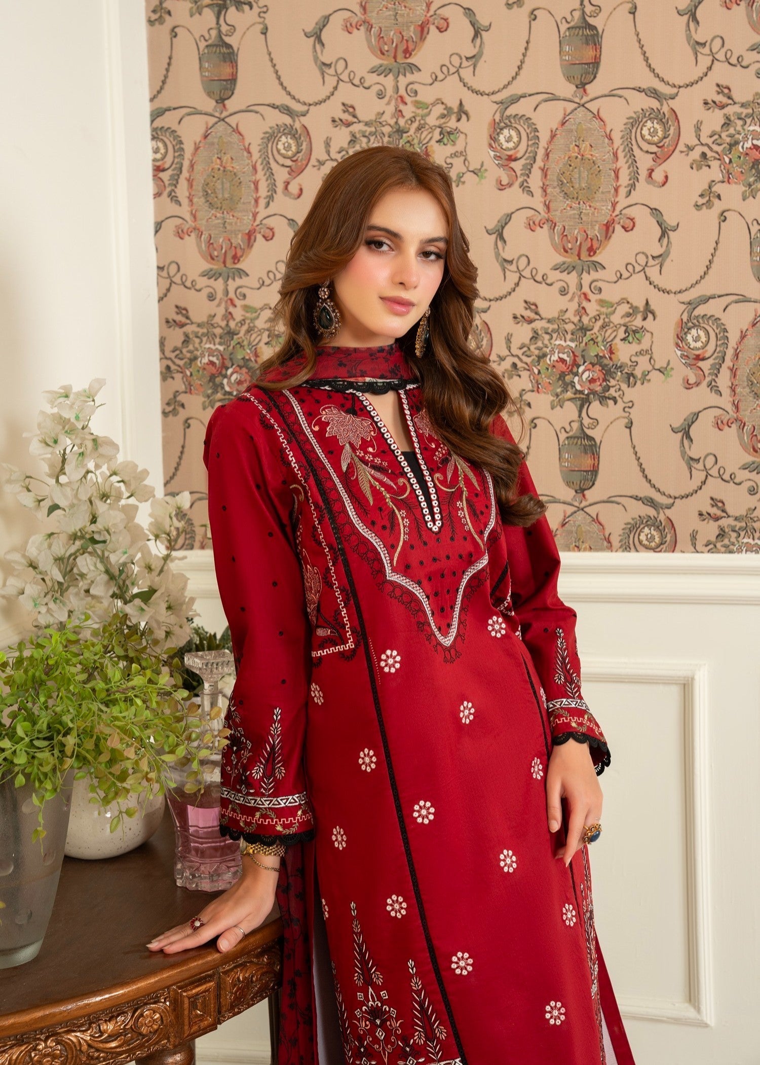 Maisa By Seven Star Luxury Embroidered | CLE 0201 Women 3pcs