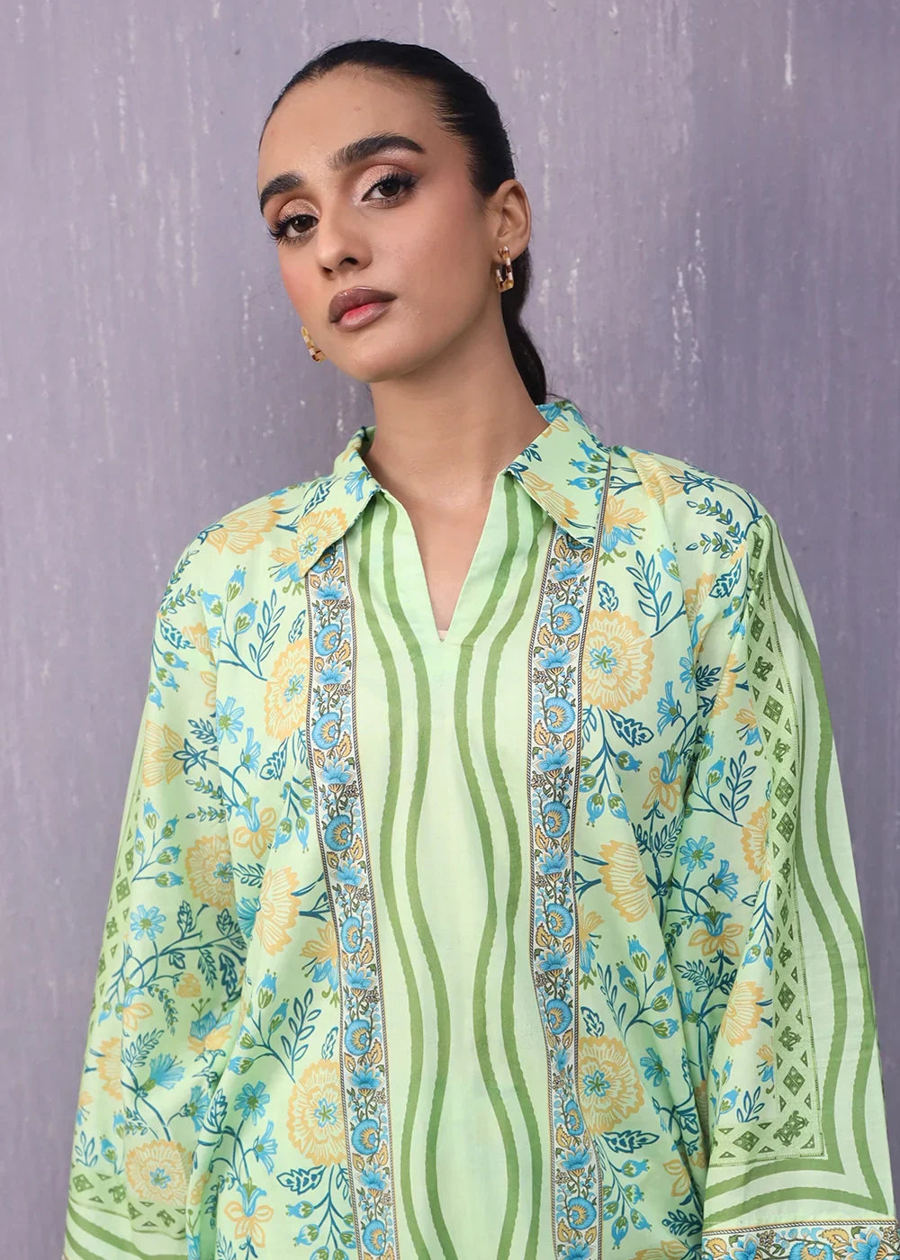 Rashid Textile Stitched Digitally Printed Lawn 1021 Women 2pcs