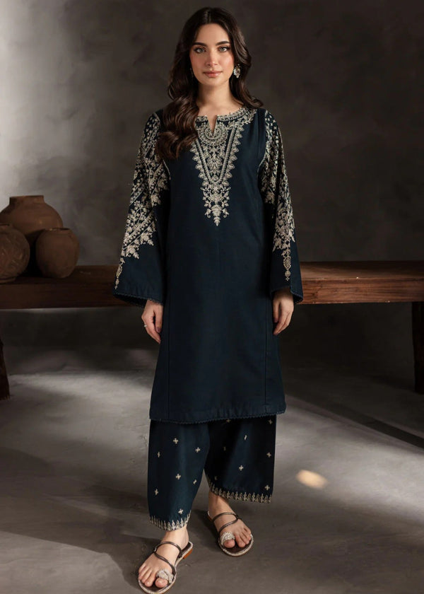 Zeenat & Zoha Navy Blend Women 2pcs