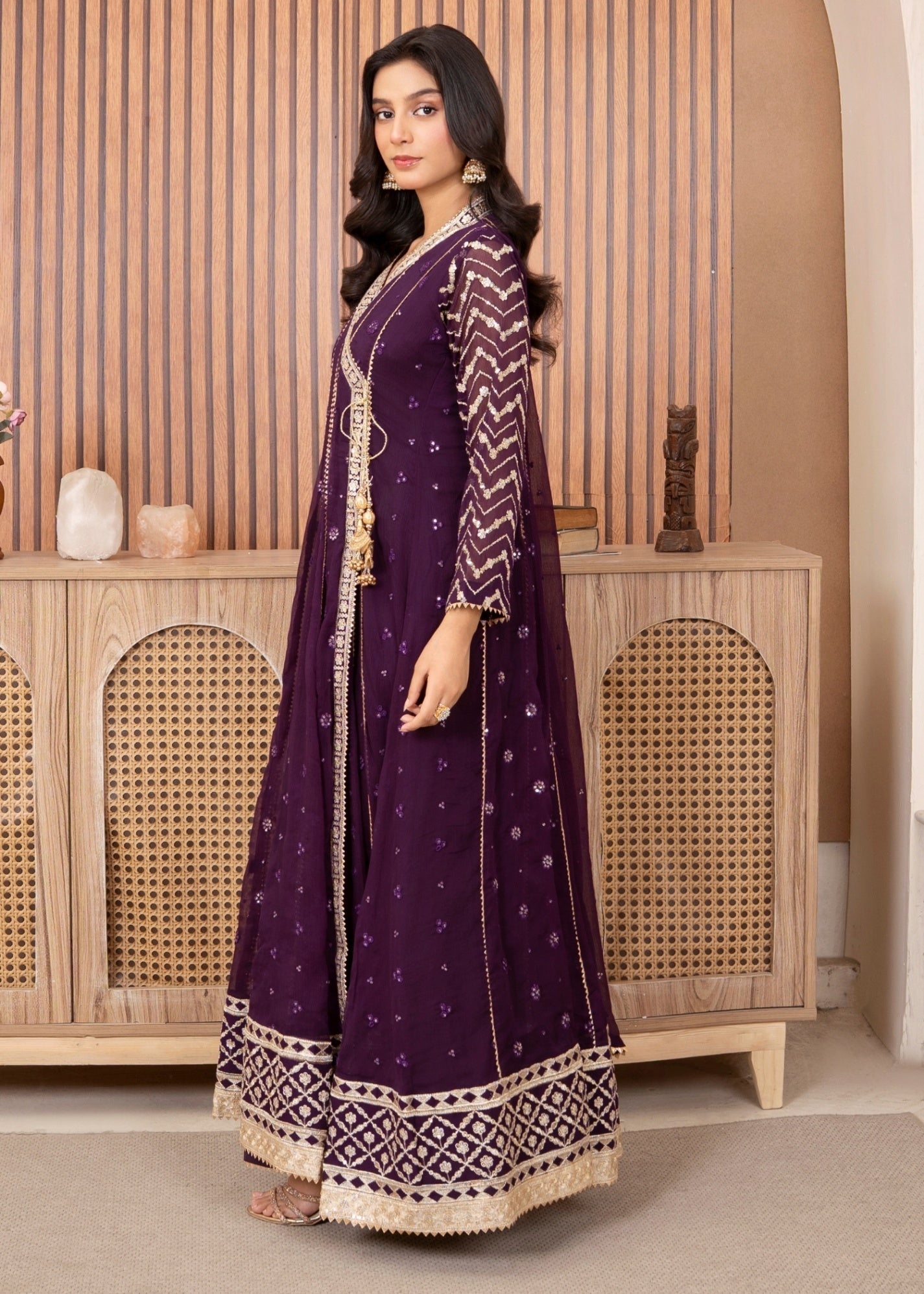 Abaan Zohan NAYAAB Purple Women 3pcs