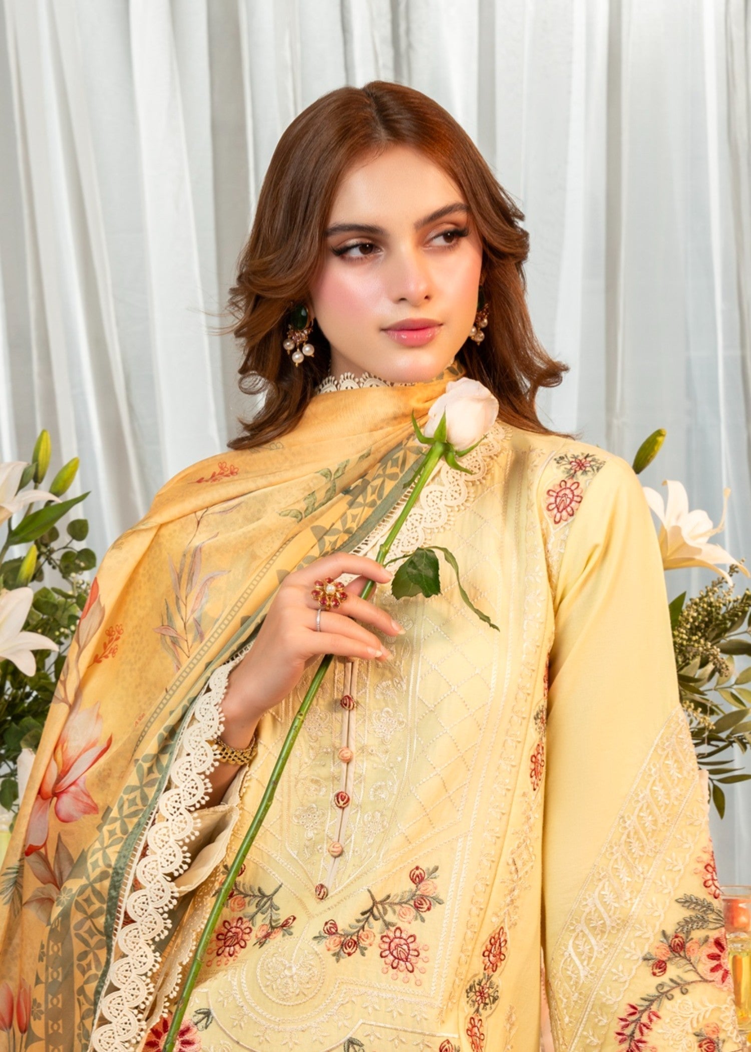 Maisa By Seven Star Luxury Embroidered | CLE 0205 Women 3pcs
