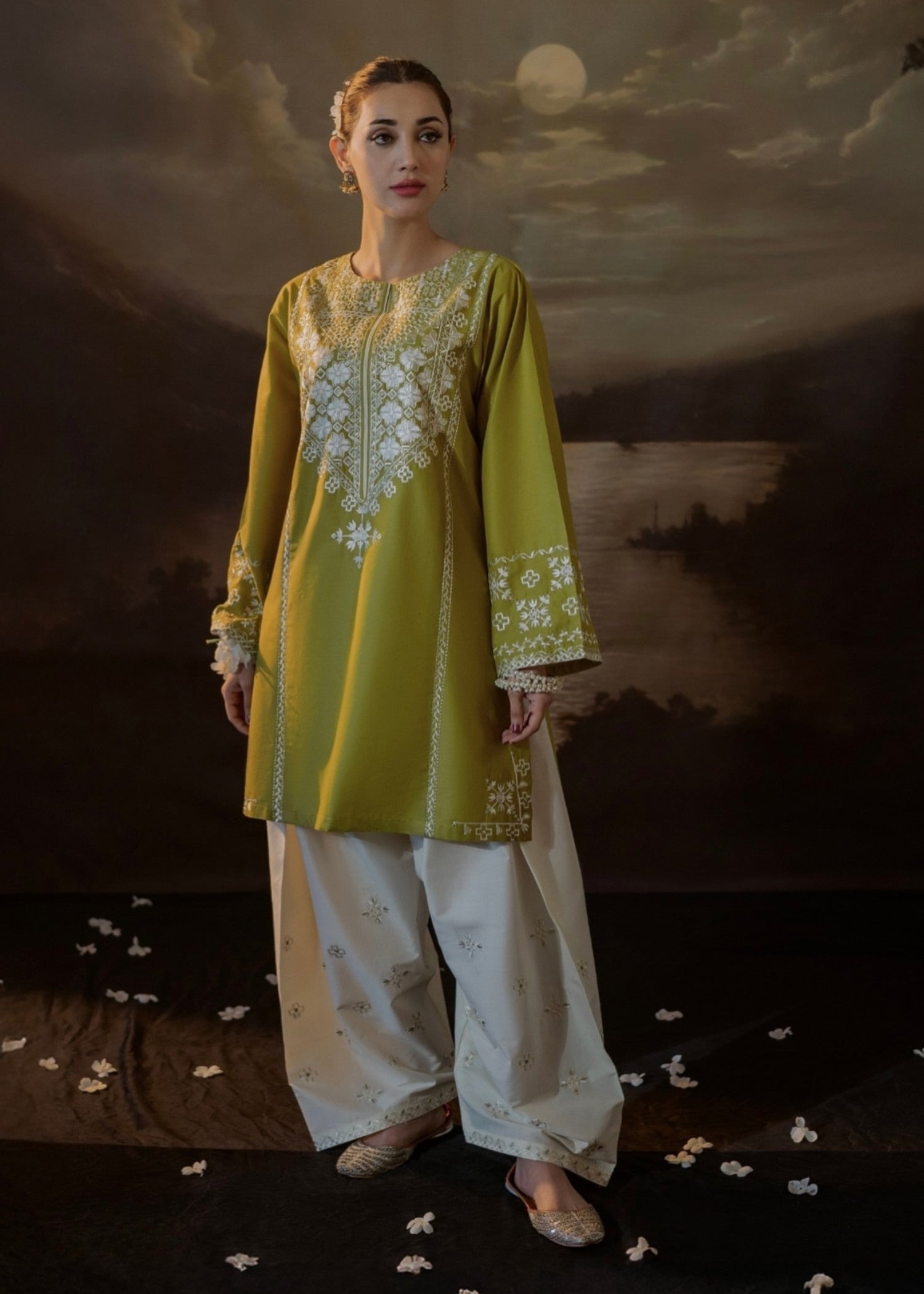 Bin Fatteh Fashion MUGHAL COTTON Women 2pcs