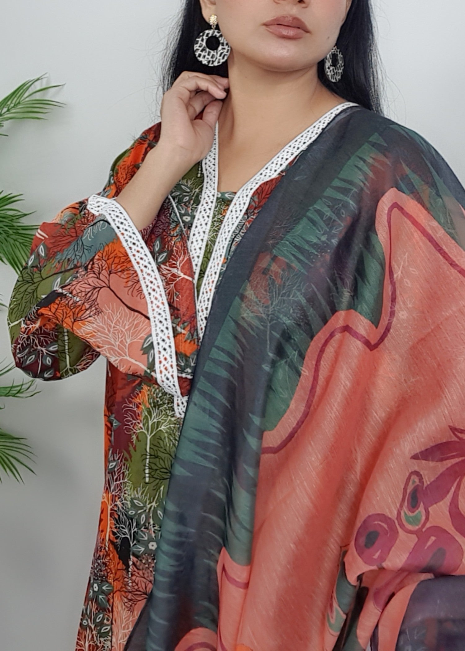 Namal Zara Ltd Summer Pret Lawn Multi Floral Design Women 3pcs