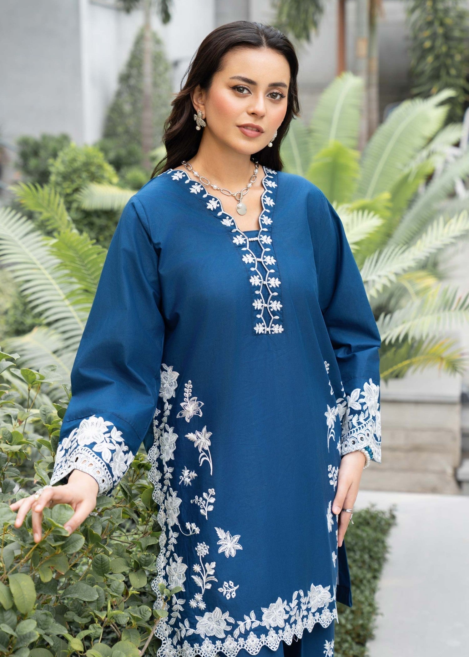 Panache Apparel BLUE PETAL Women 2pcs