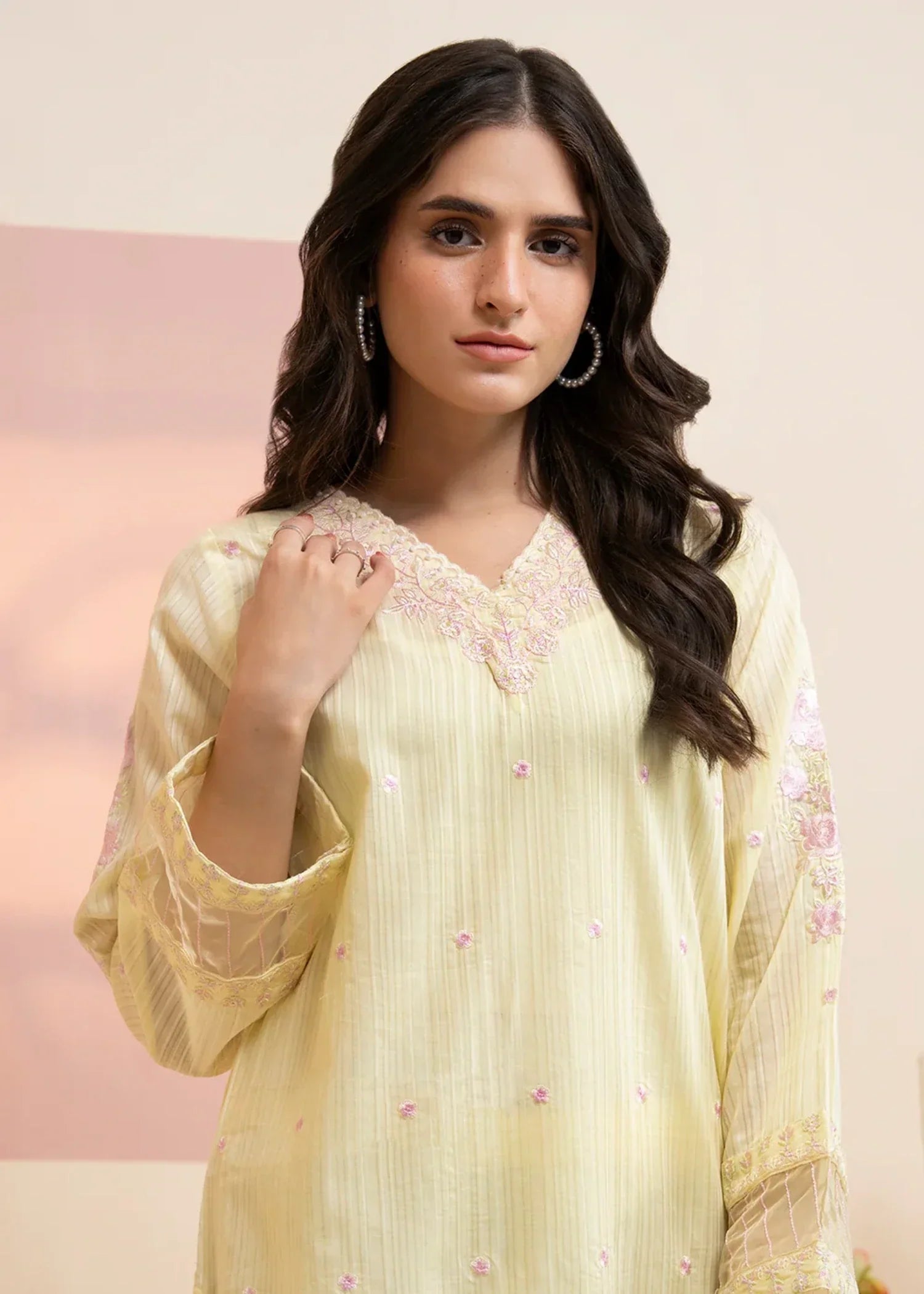 Zellbury WPS2522521 Light Yellow Women 2pcs