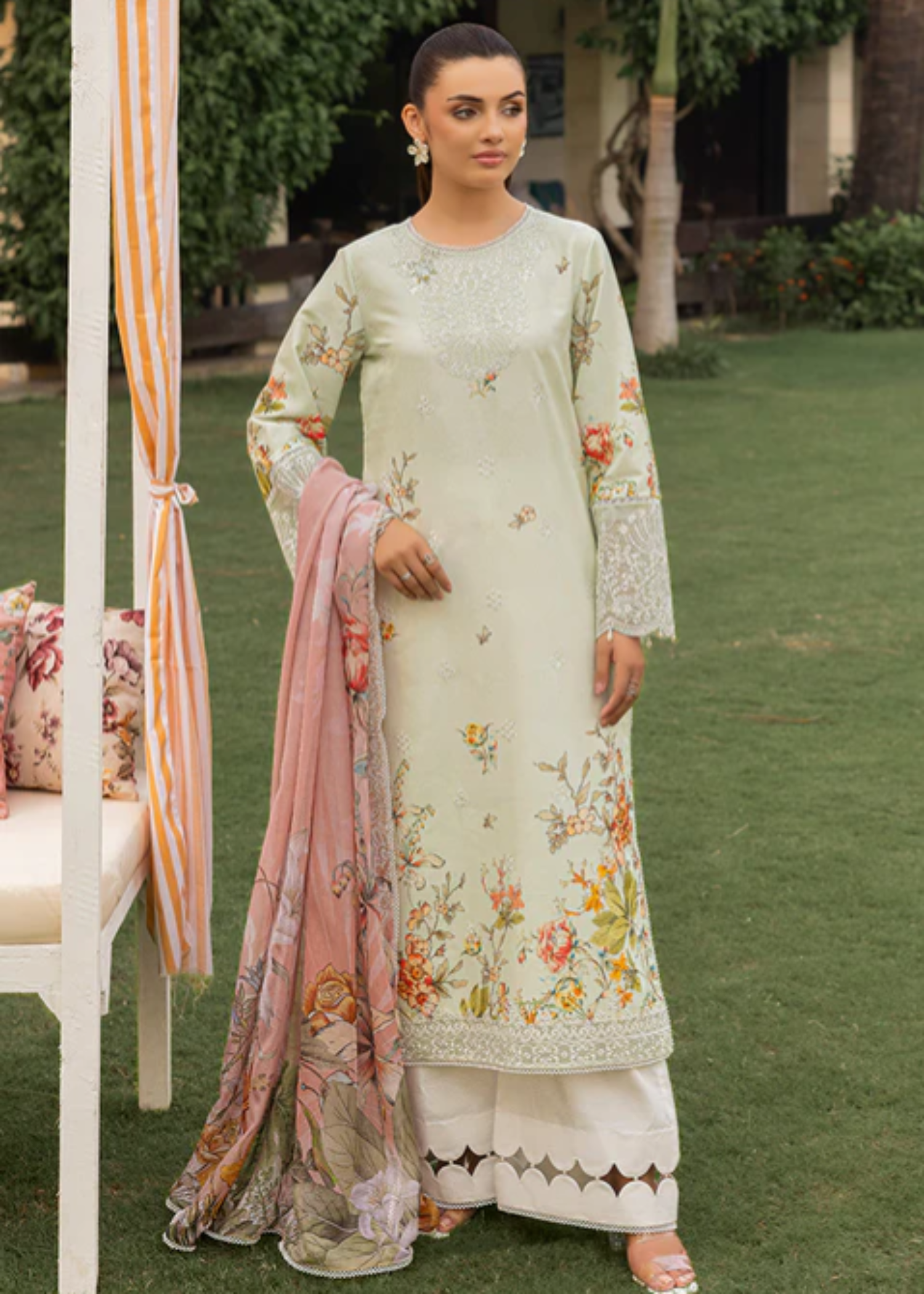 Meeral Luxe Pista Floral Mirage Women 3pcs