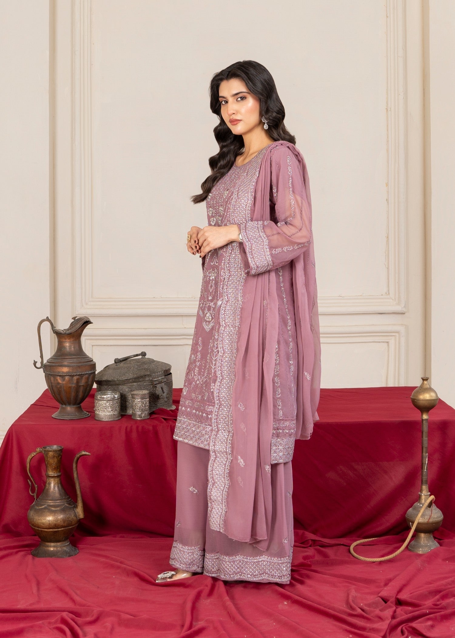 Four Season Boutique DIL ROOP MAUVE Women 3pcs