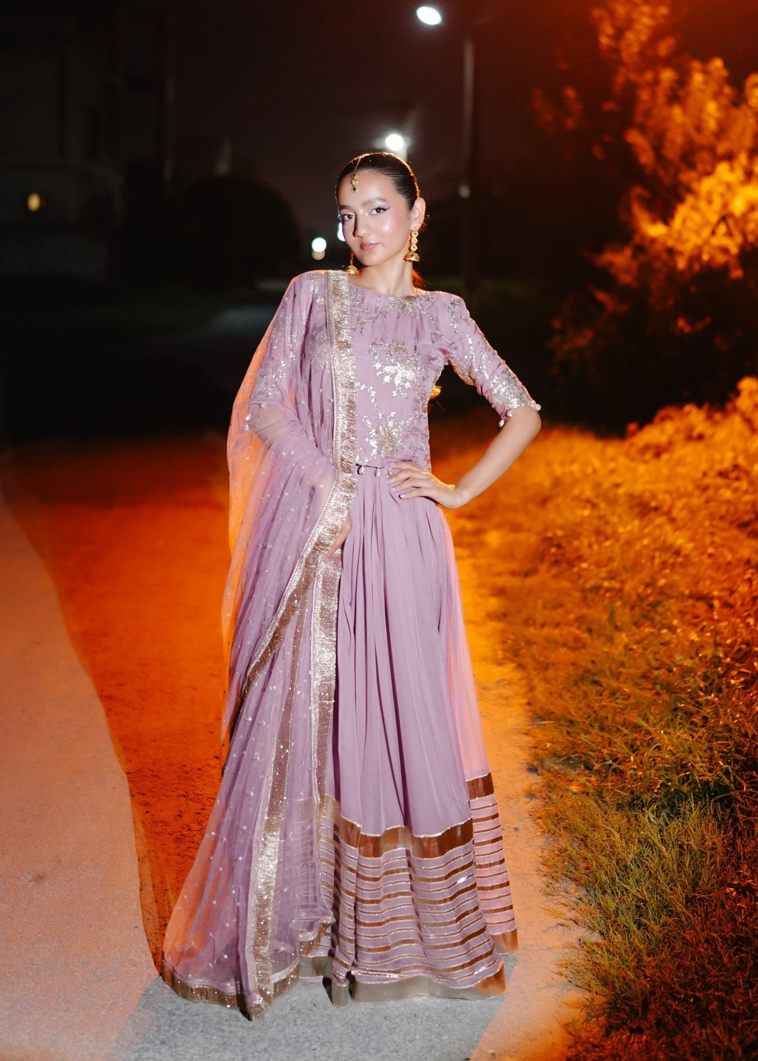 Fashion Trends 4 U Rabia's lehenga Women 3pcs