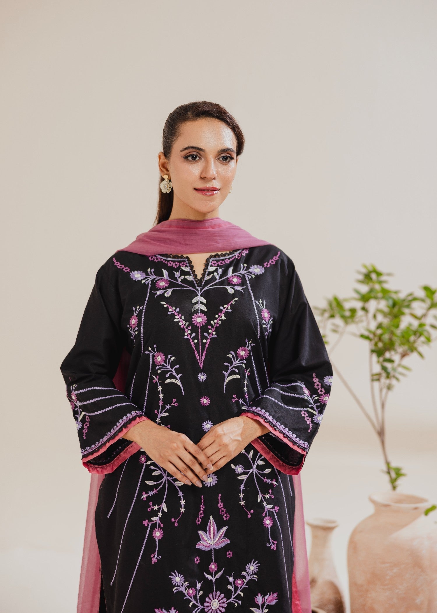 Zeephire ZARA EMB Women 3pcs