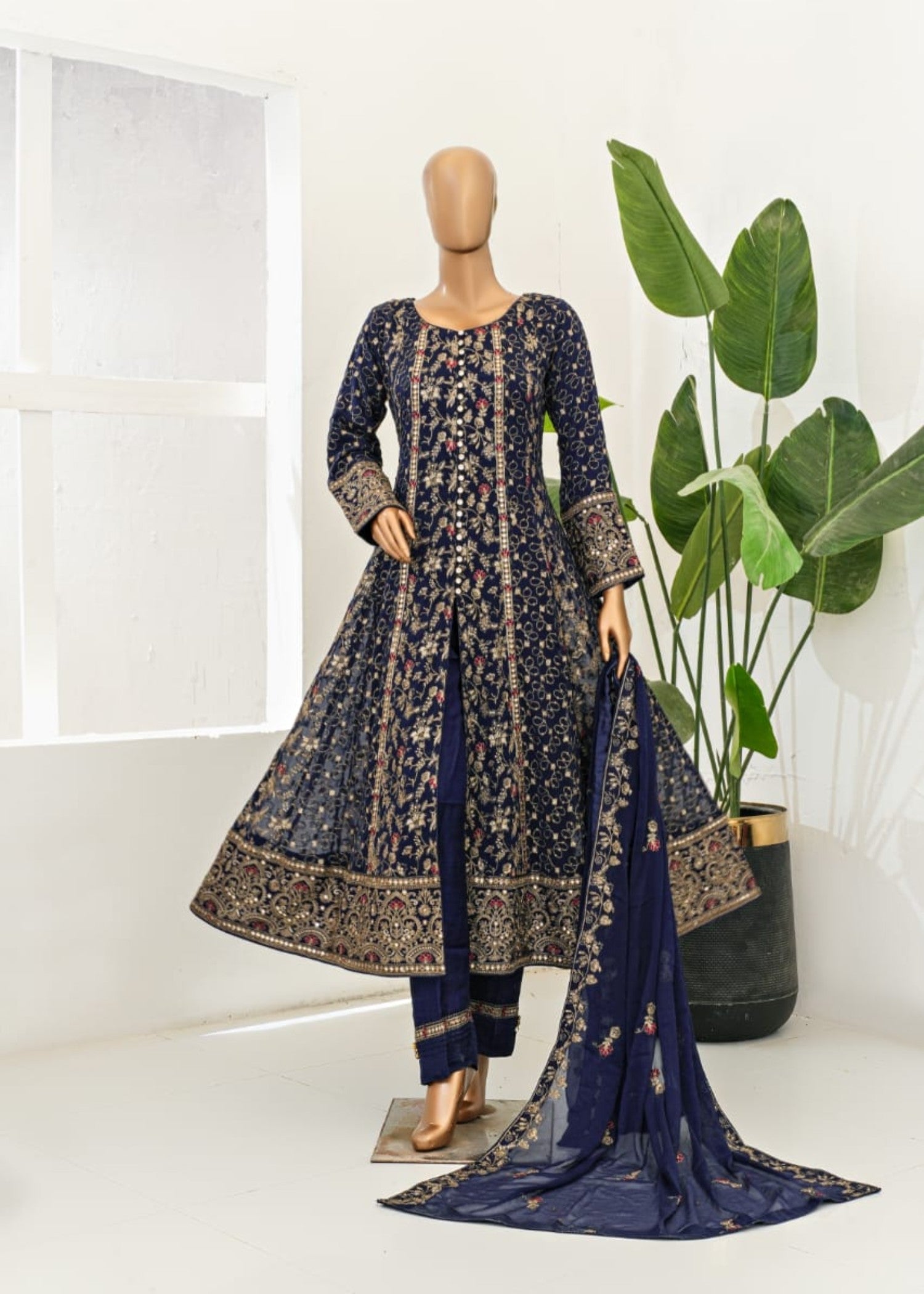 Ahmed Creations RIMSHA BLUE Women 3pcs