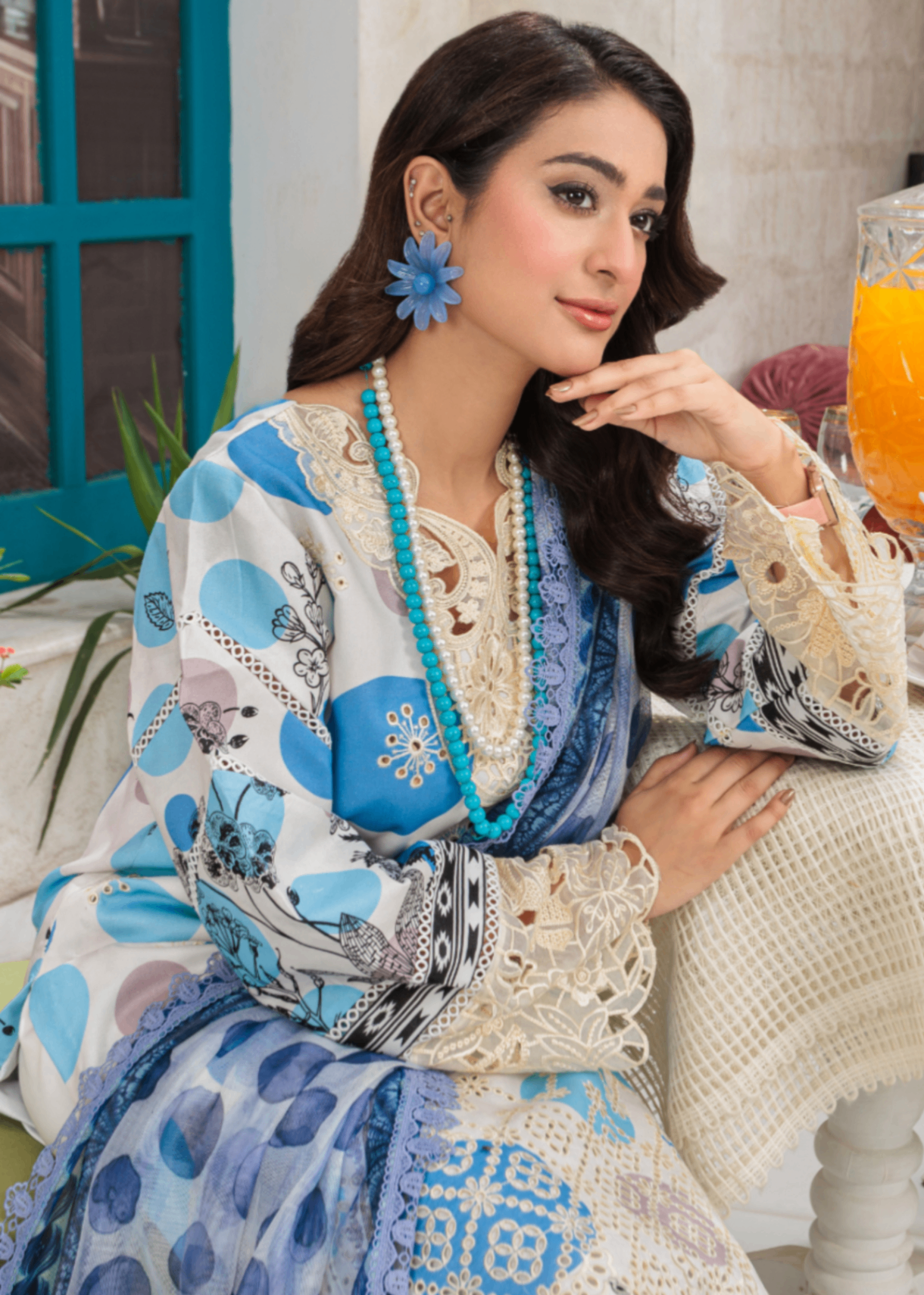 Huma Gul Ivory Bloom HG 102 Women 3pcs