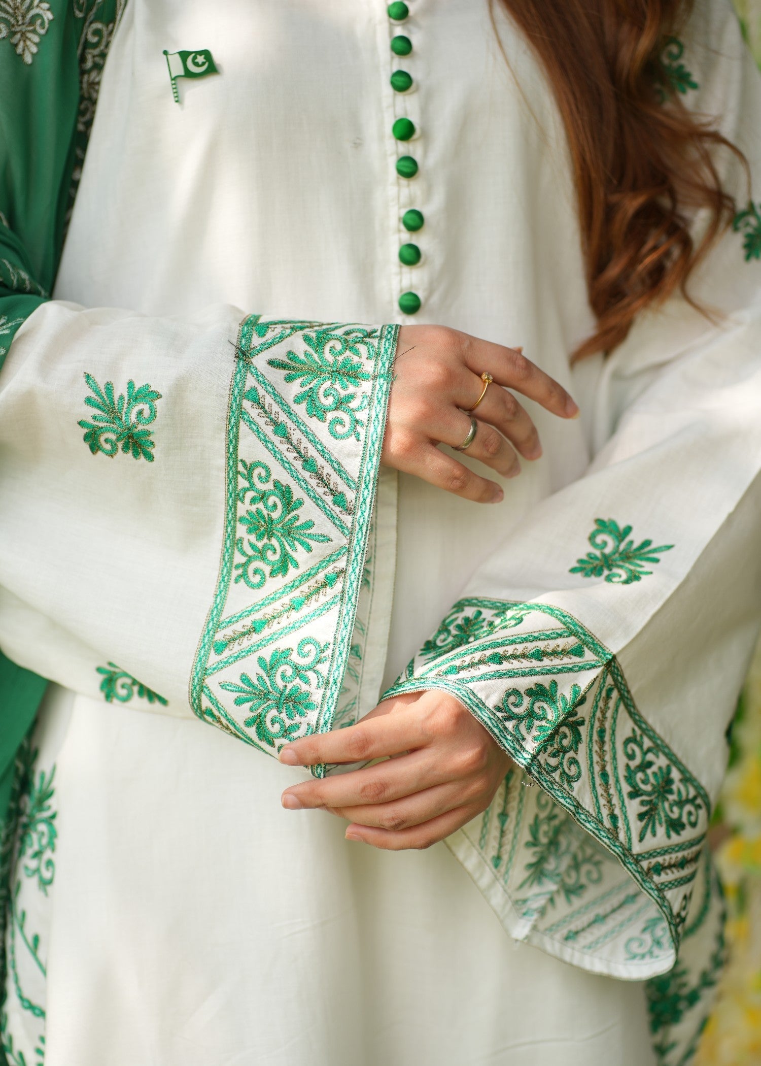 Noor Asiya Azaadi Pakistani Ethnic Lawn Dress Women 3pcs