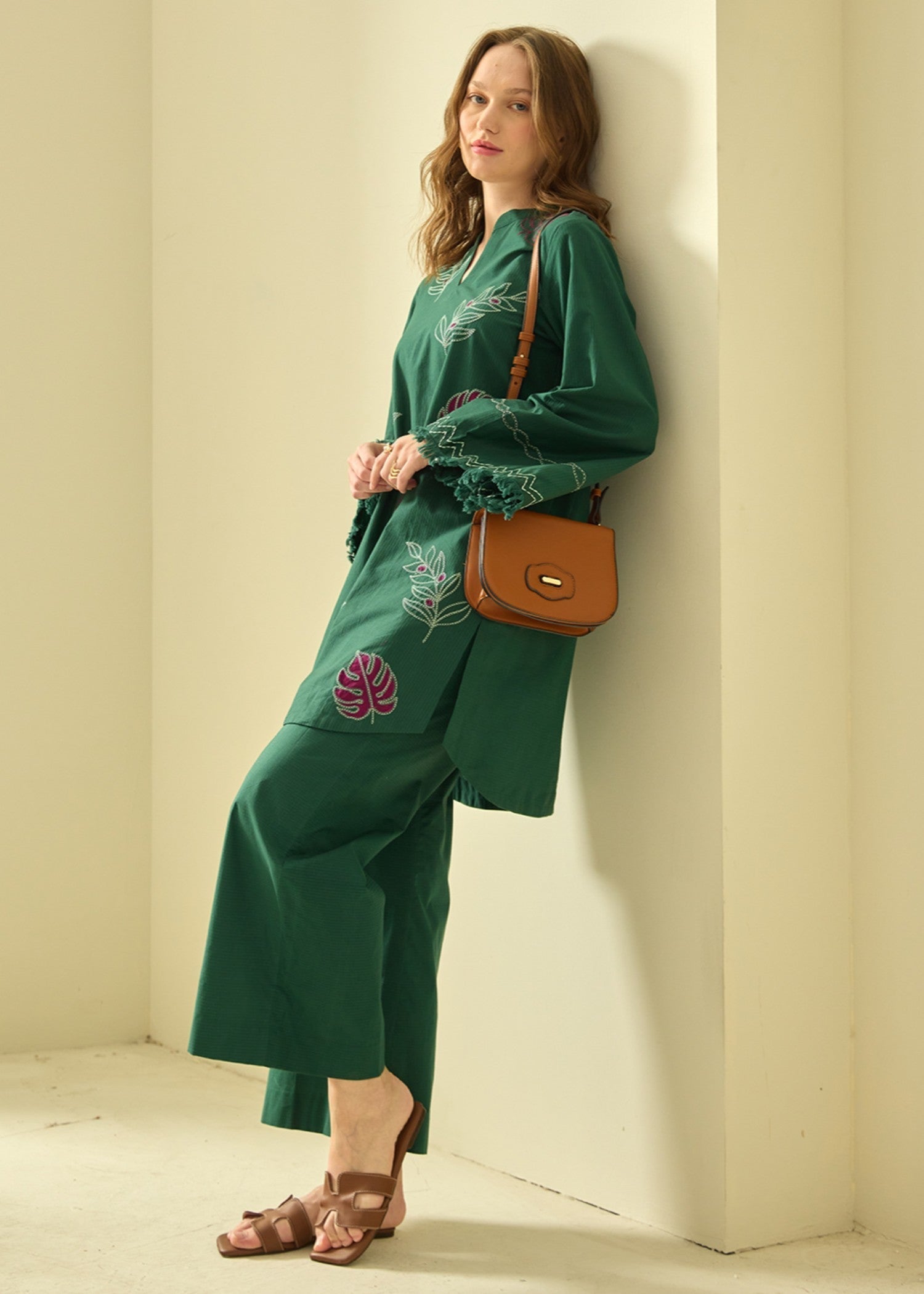 Kiara Evara – Embroidered Co ords Set Women 2pcs