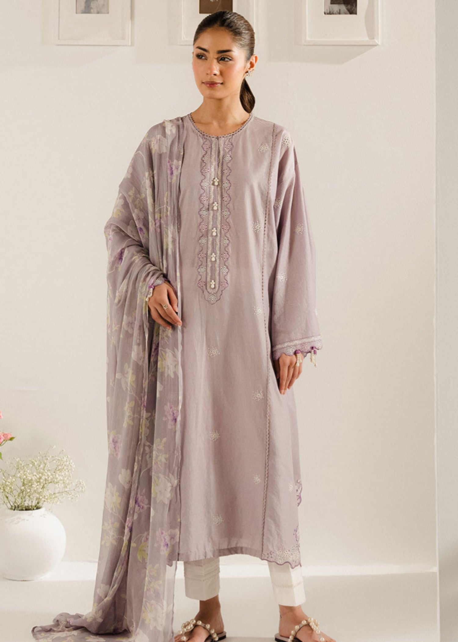 Cross Stitch THISTLE BLOOM 0125RTWEMBLWN0304 Women 2pcs