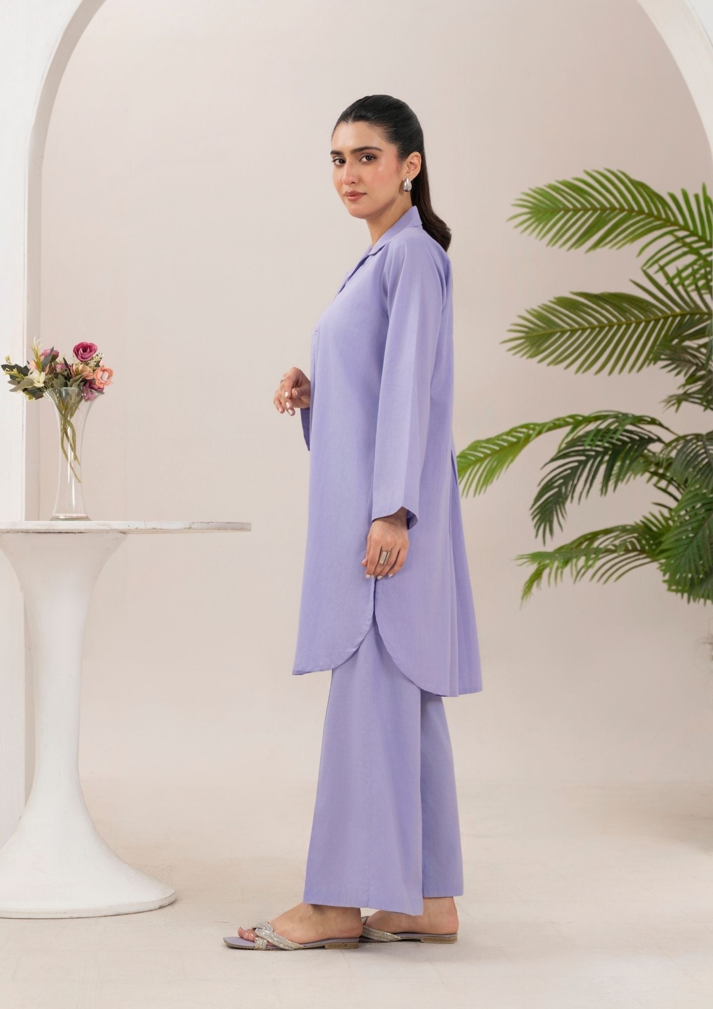 Yolo Pret Cotton Cord Set Rozana S25 0009 Women 2pcs