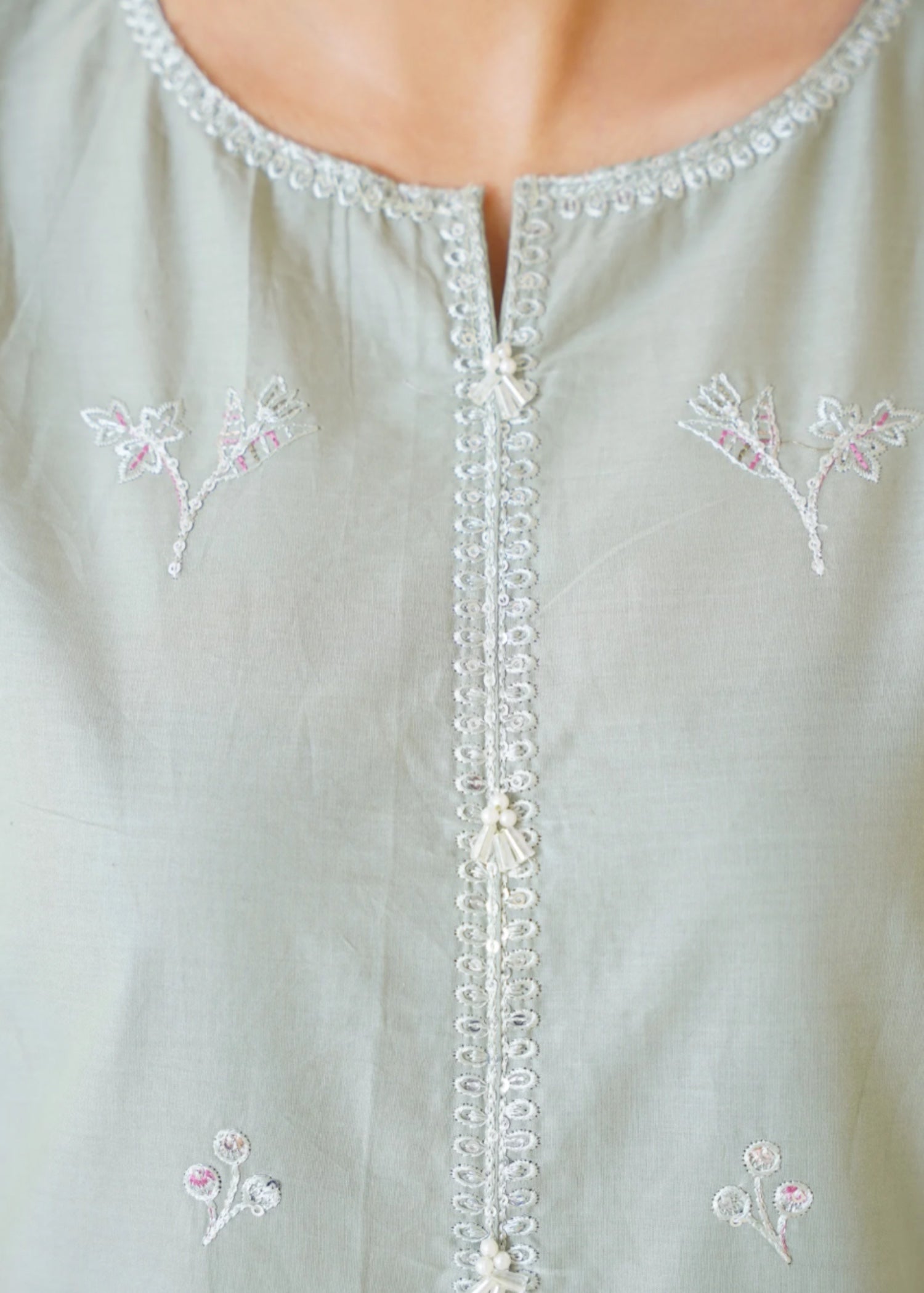 The Turkish Wear Lajwanti Pastel Green Women 2pcs