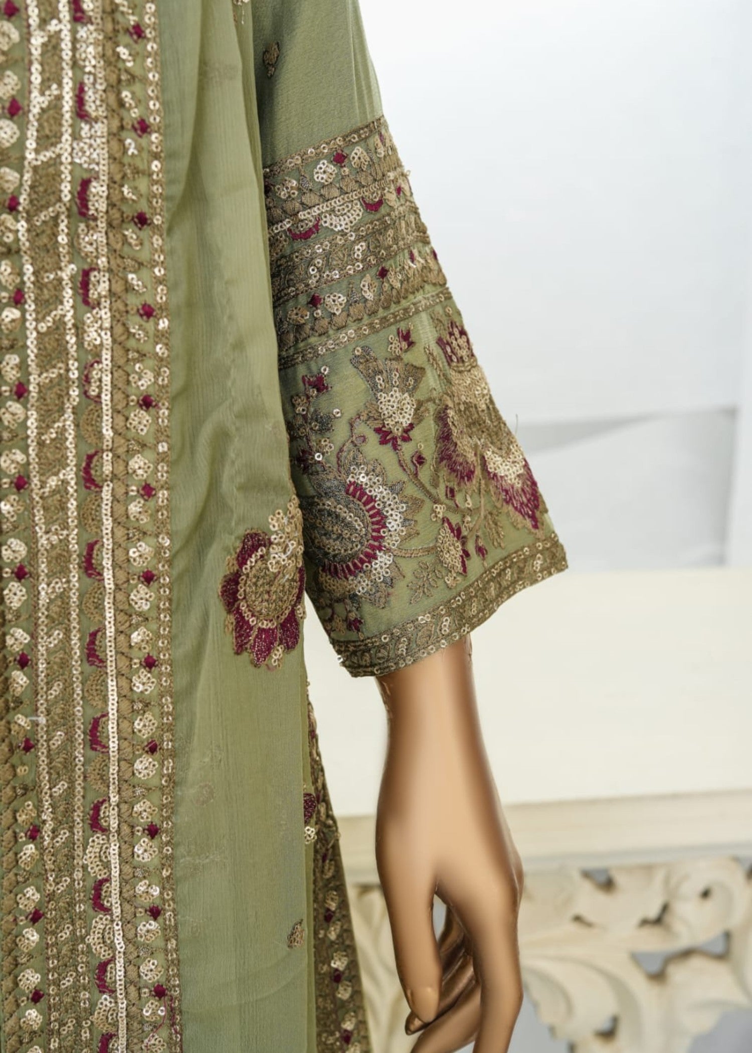 Ahmed Creations MAHROSH GREEN Women 3pcs