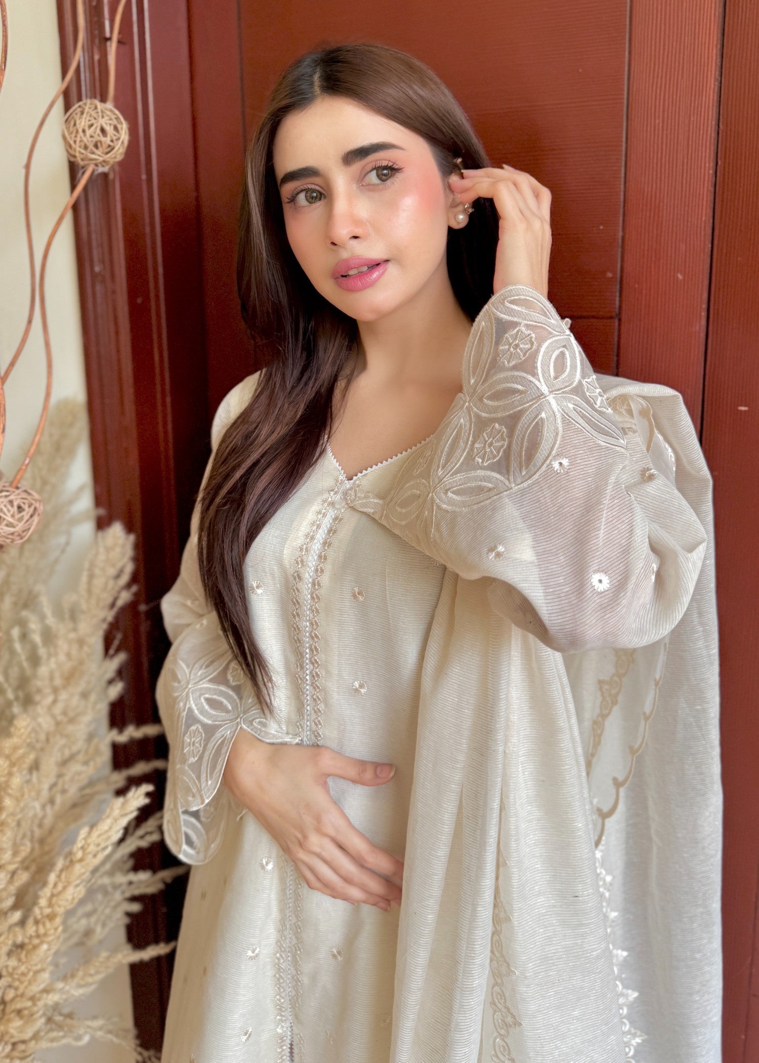 Rivaaj Fashion Beauty White RJF009 Women 3pcs