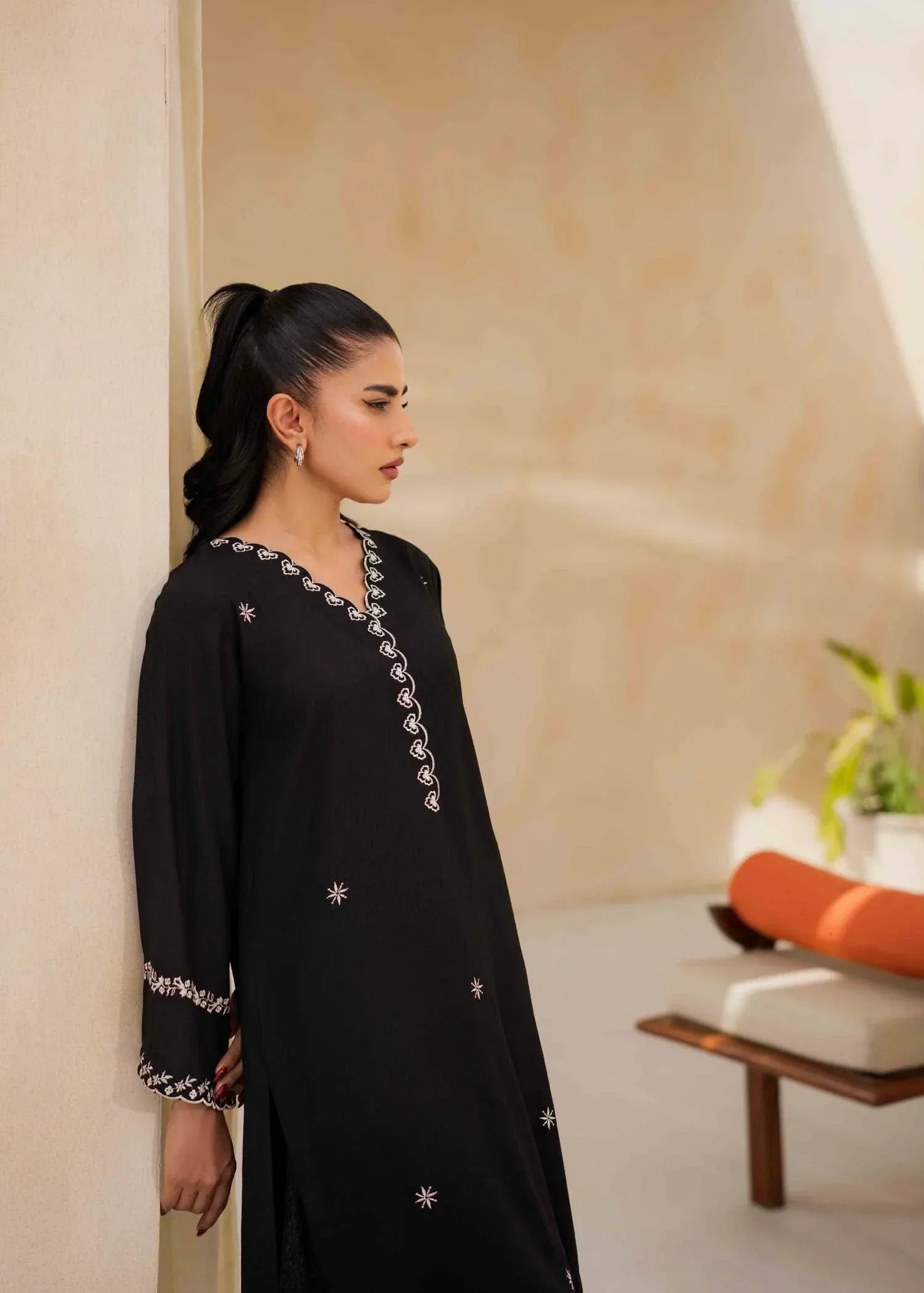 Ayesha Asif MIDNIGHT BLOOM SUIT Women 2pcs