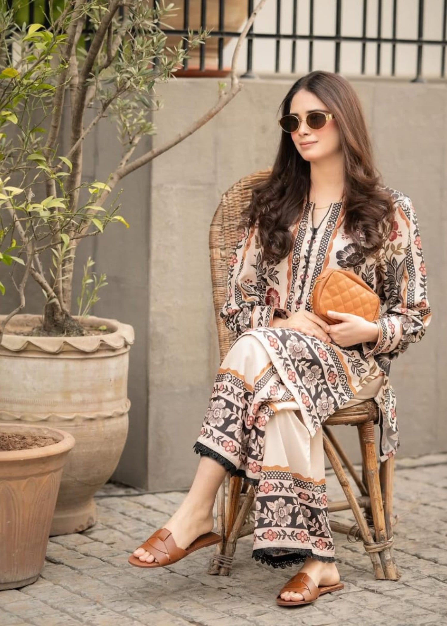 Tehzeeb Libas MINAAL DIGITAL CORD SET Women 2pcs