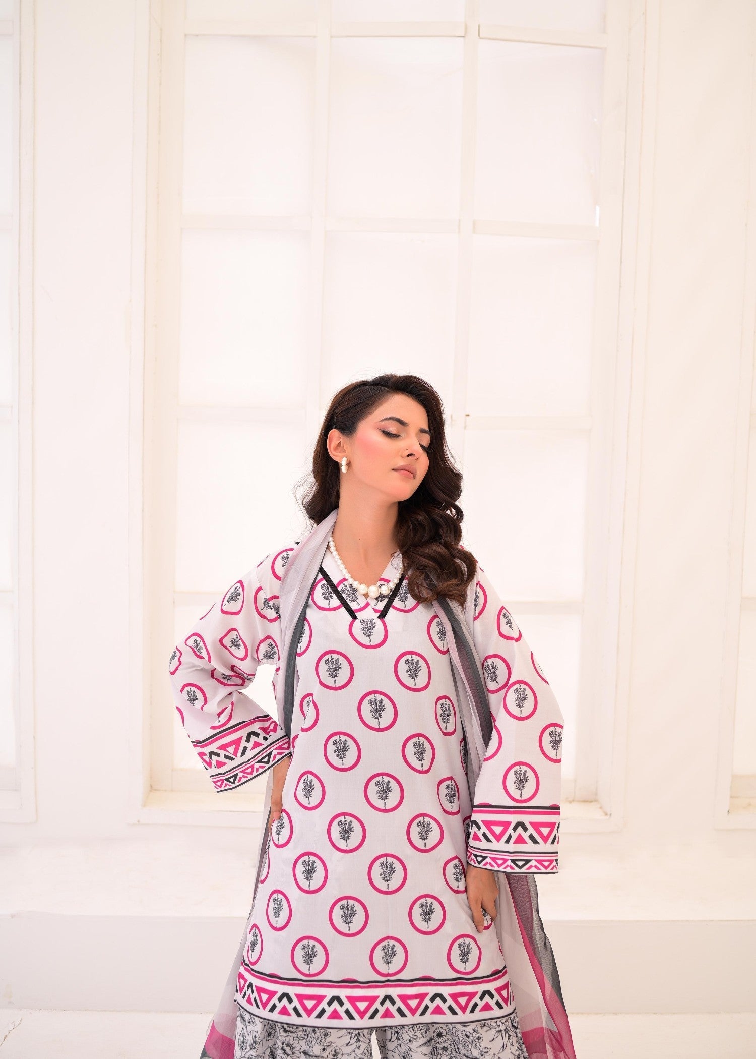 The Affordable Designer Pink polka Women 3pcs