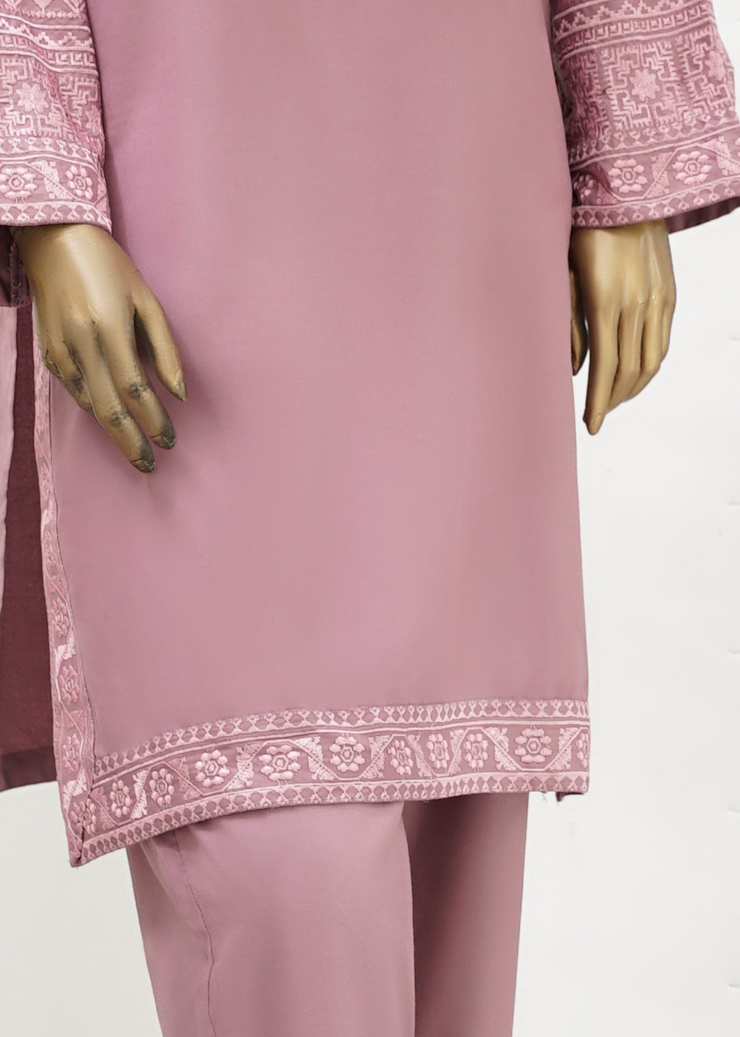 AYLA STUDIO Solid Embroidered SE250401 SHABNAM Women 2pcs