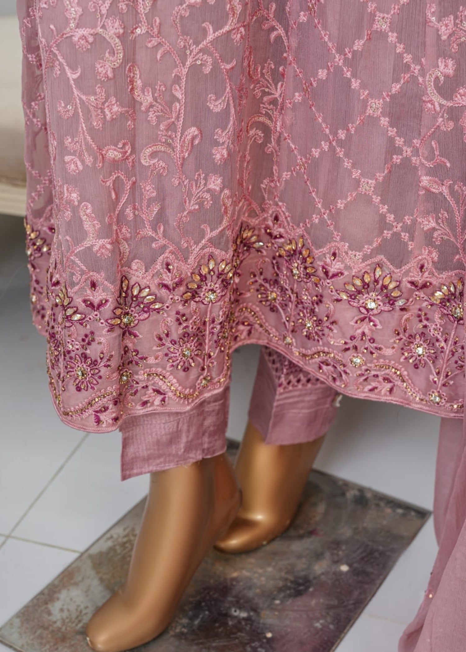 Ahmed Creations KINZA TEA PINK Women 3pcs