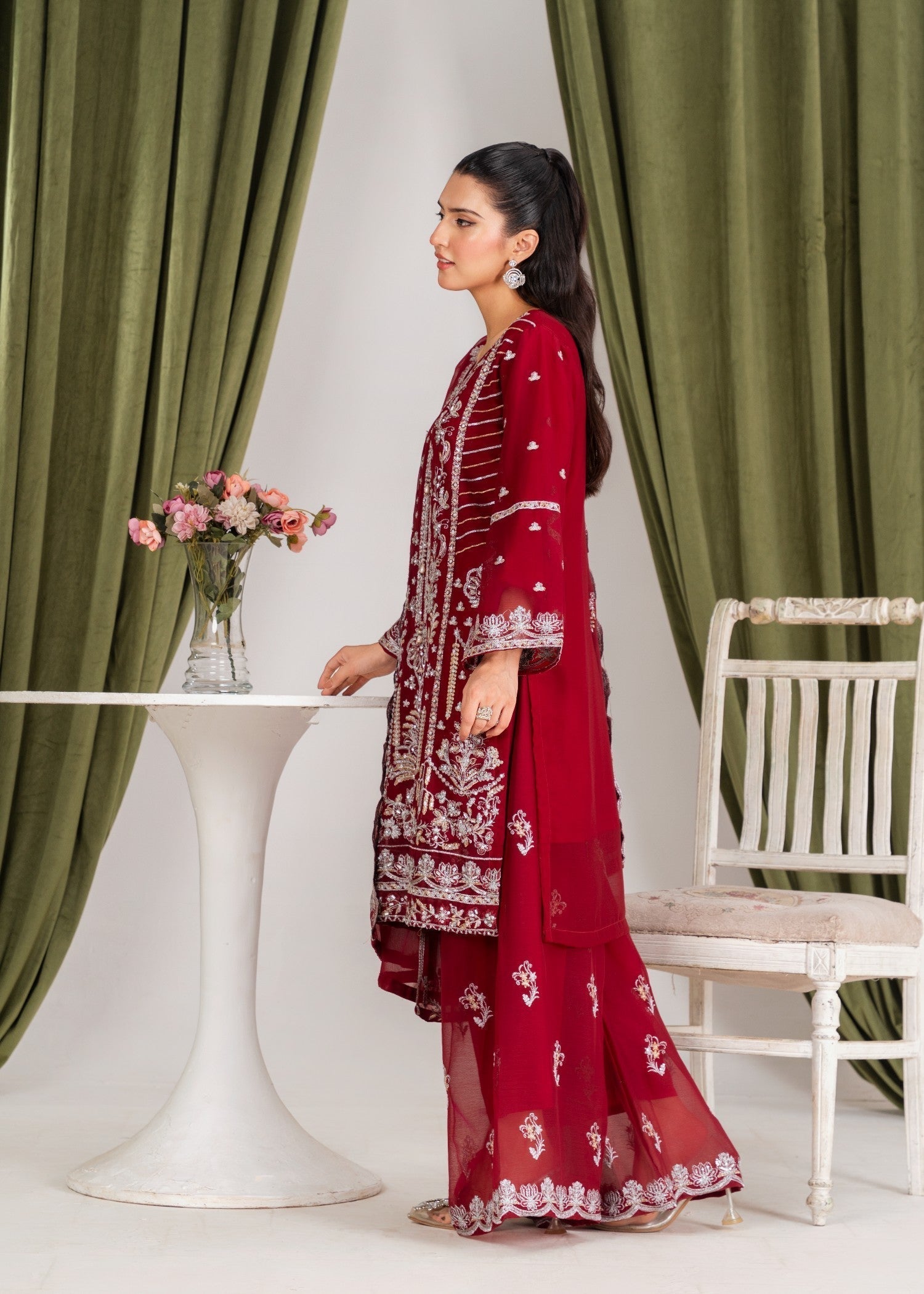 Four Season Boutique LAYLA MAROON Women 3pcs