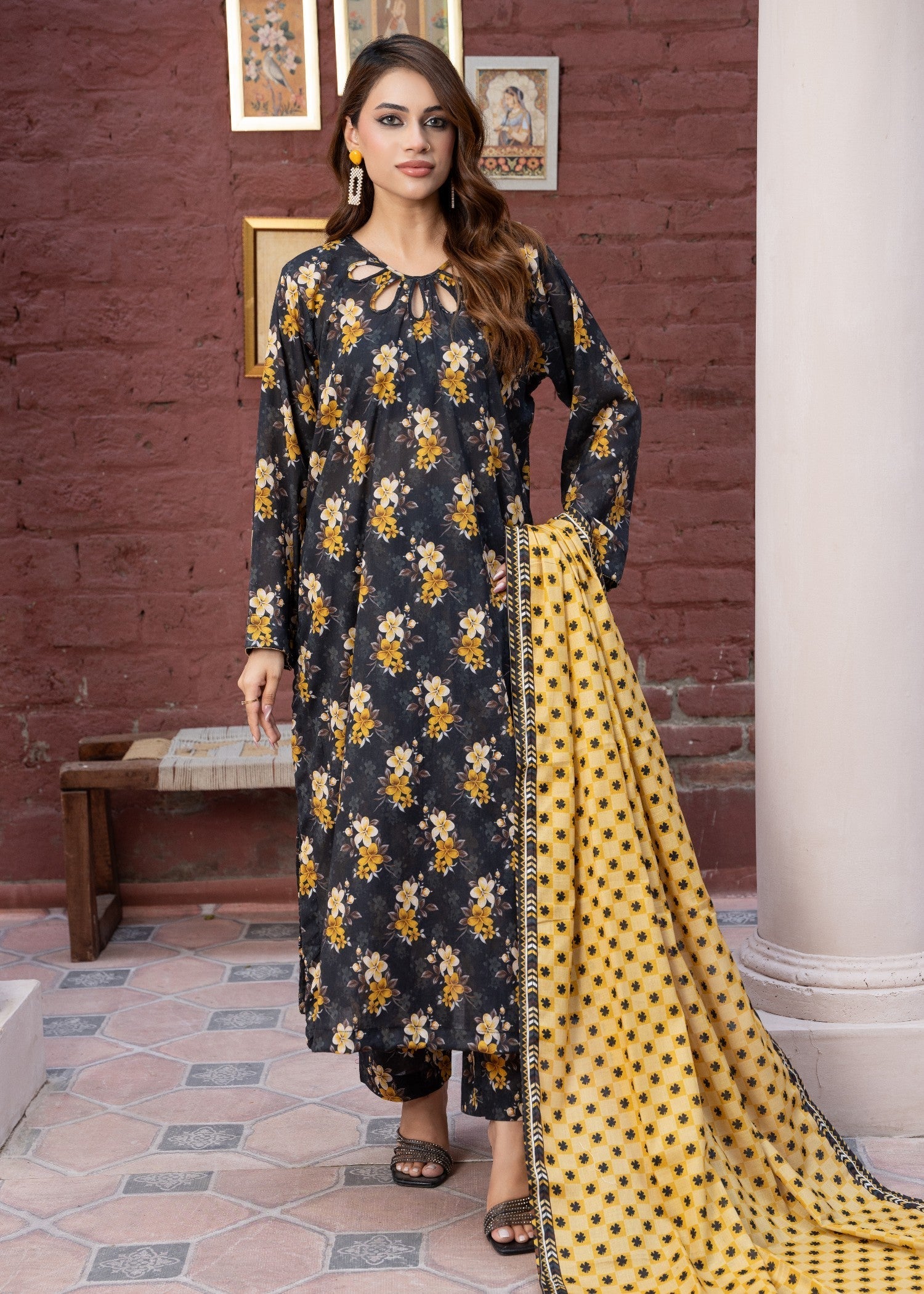 Zeenat & Zoha RANG Women 3pcs