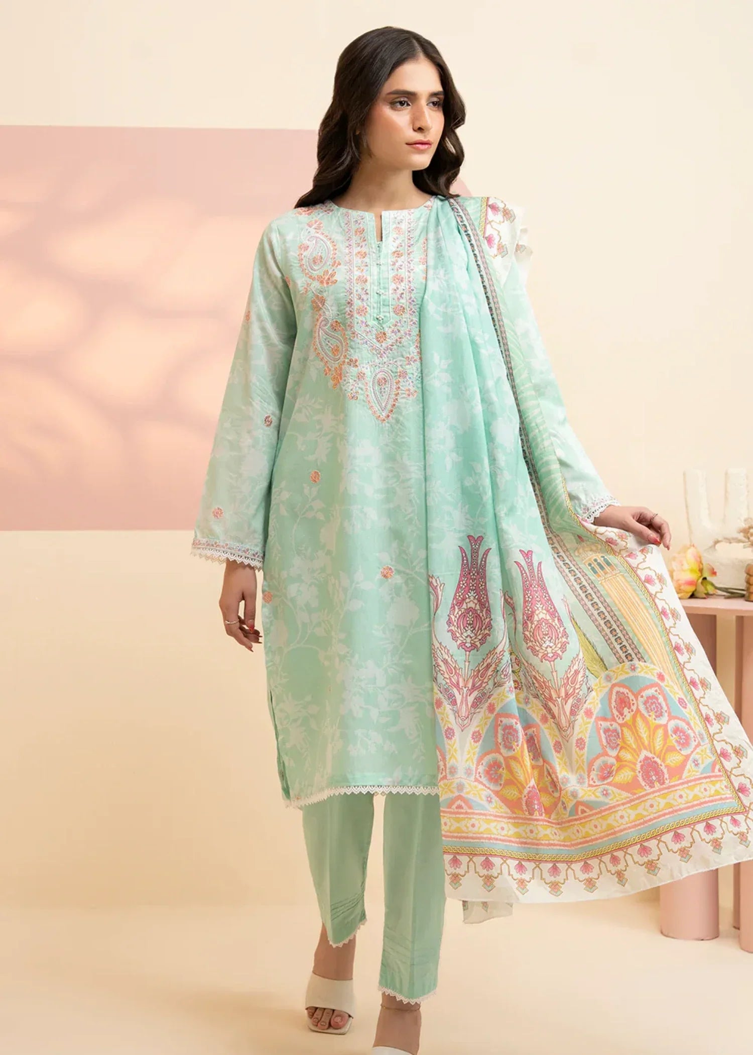 Zellbury WPS2531455 Mint Green Women 3pcs