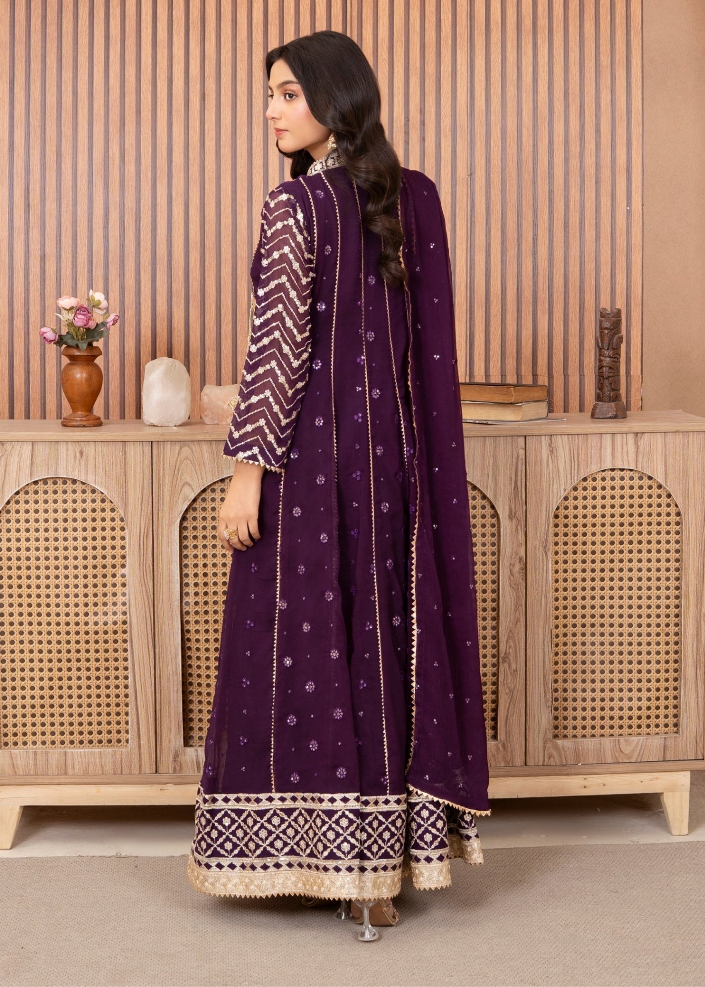 Abaan Zohan NAYAAB Purple Women 3pcs