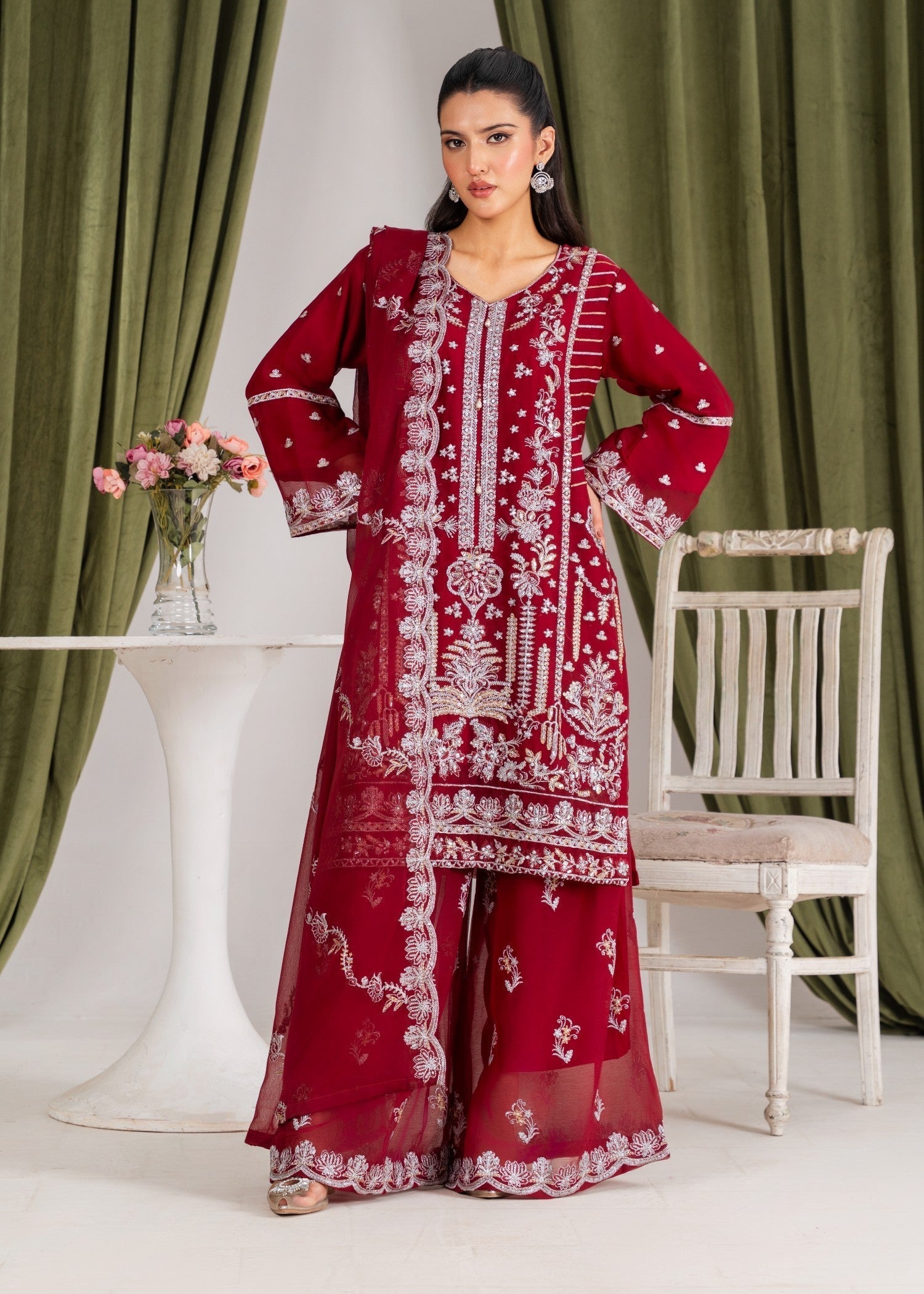 Four Season Boutique LAYLA MAROON Women 3pcs