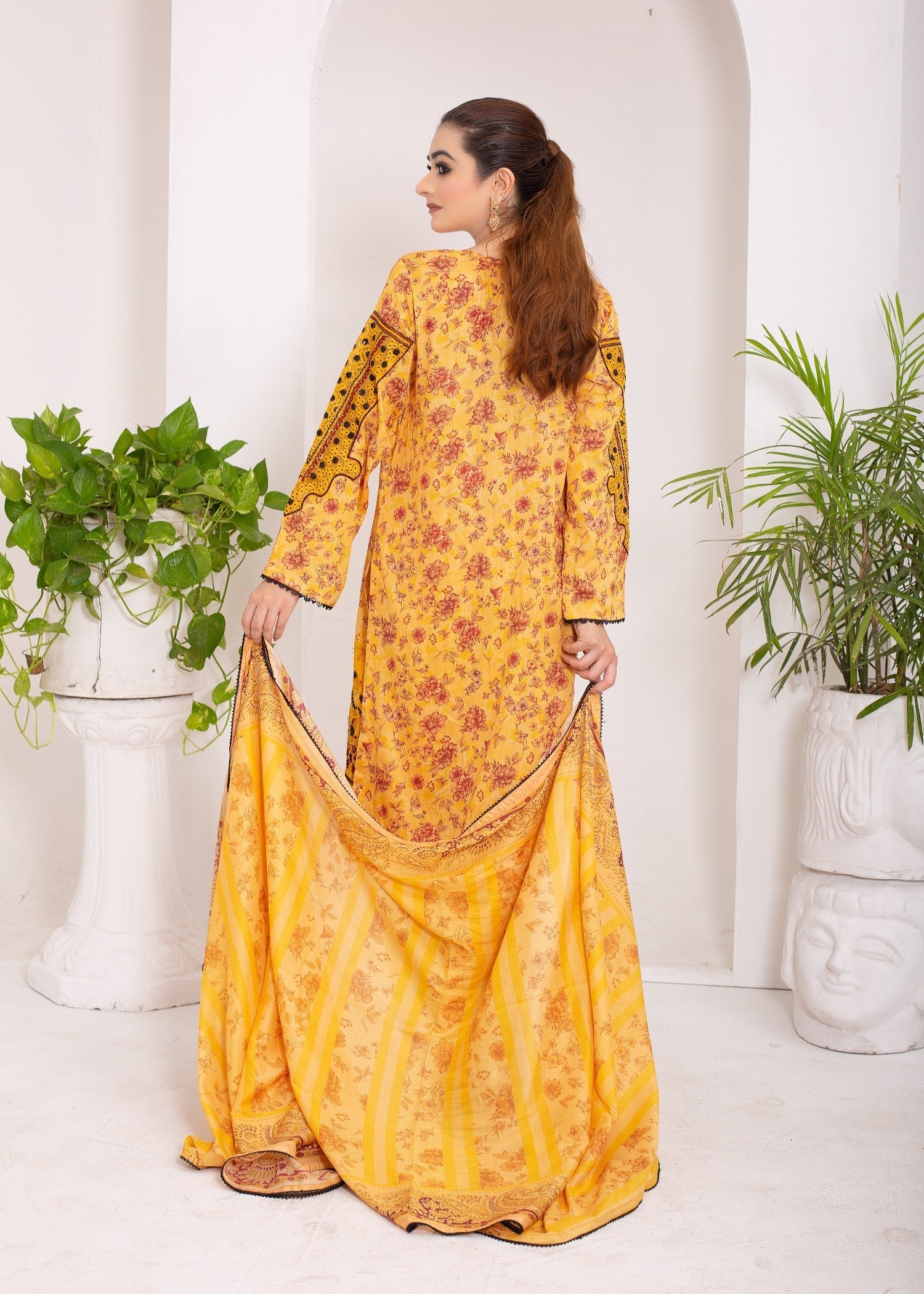 Sundar Stitch EMERALD CANOPY | SS 1014 Women 3pcs