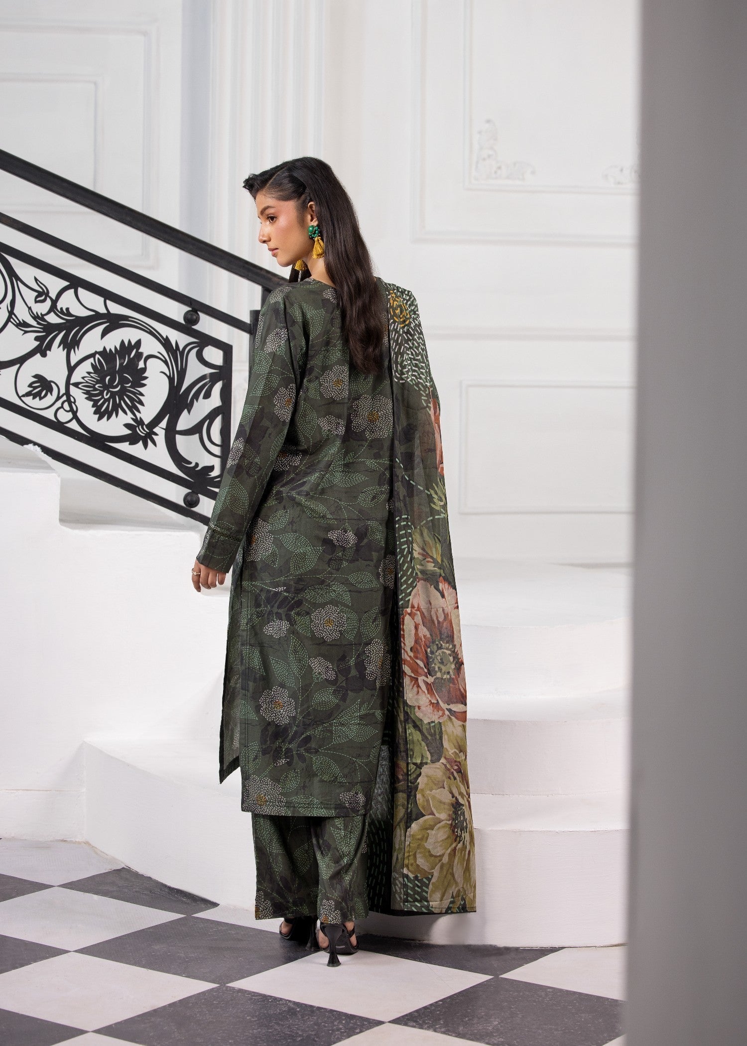 Bin Tayyab (BT006370 GRN 04) Women 3pcs