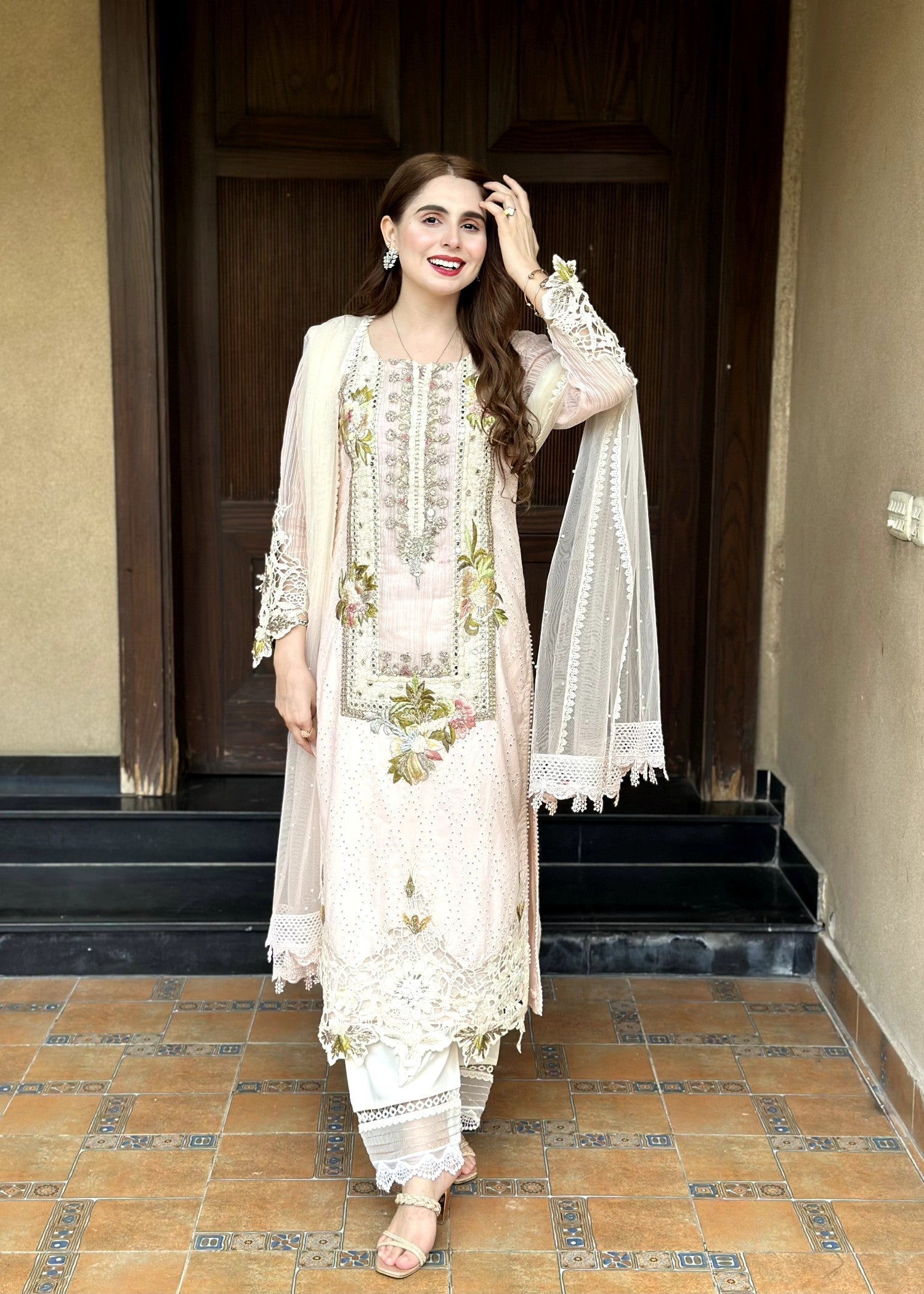 Khuda Baksh Creations S 125 Pink Women 4pcs