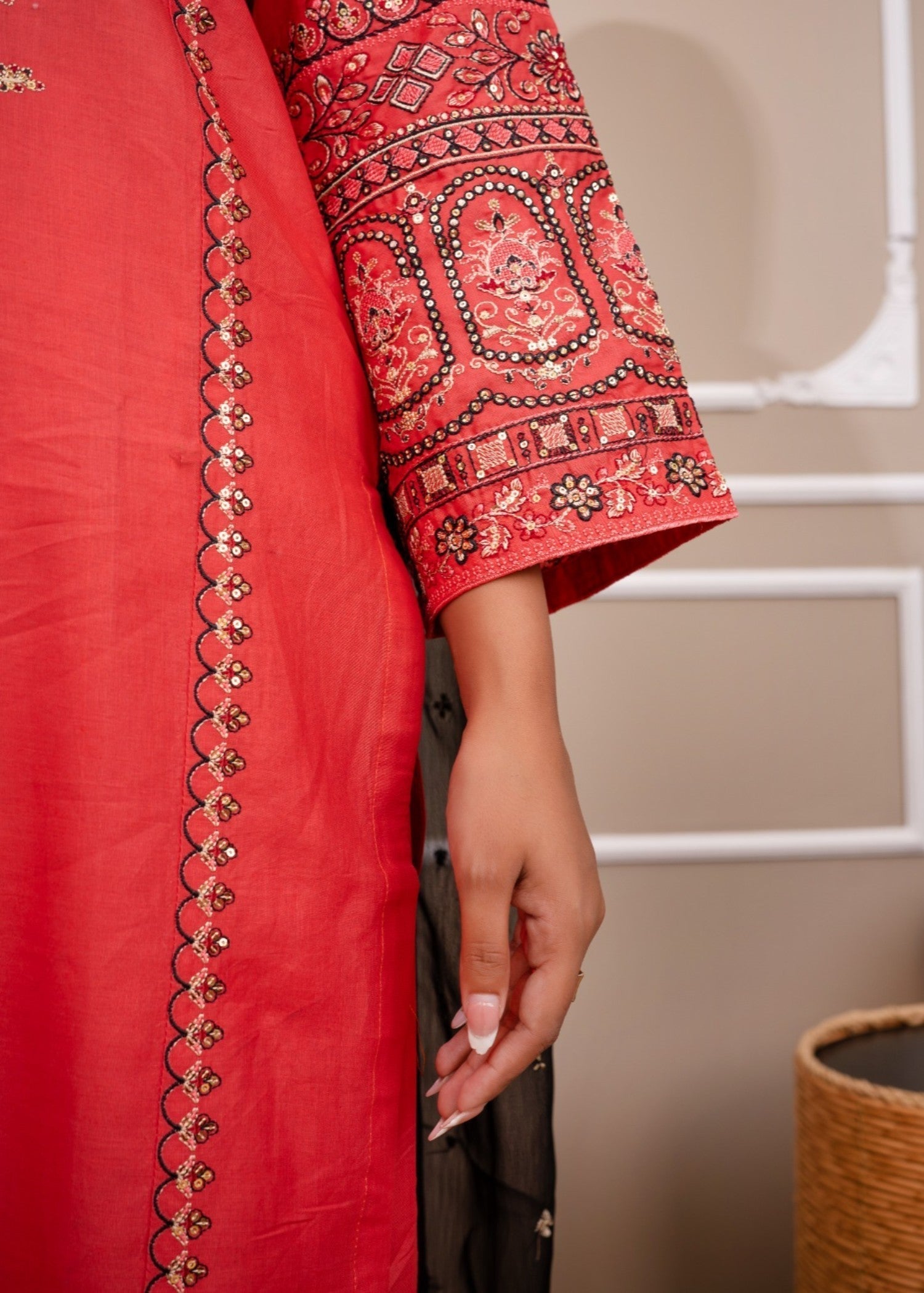 Tehzeeb Libas NOOR EMBROIDERED Women 3pcs