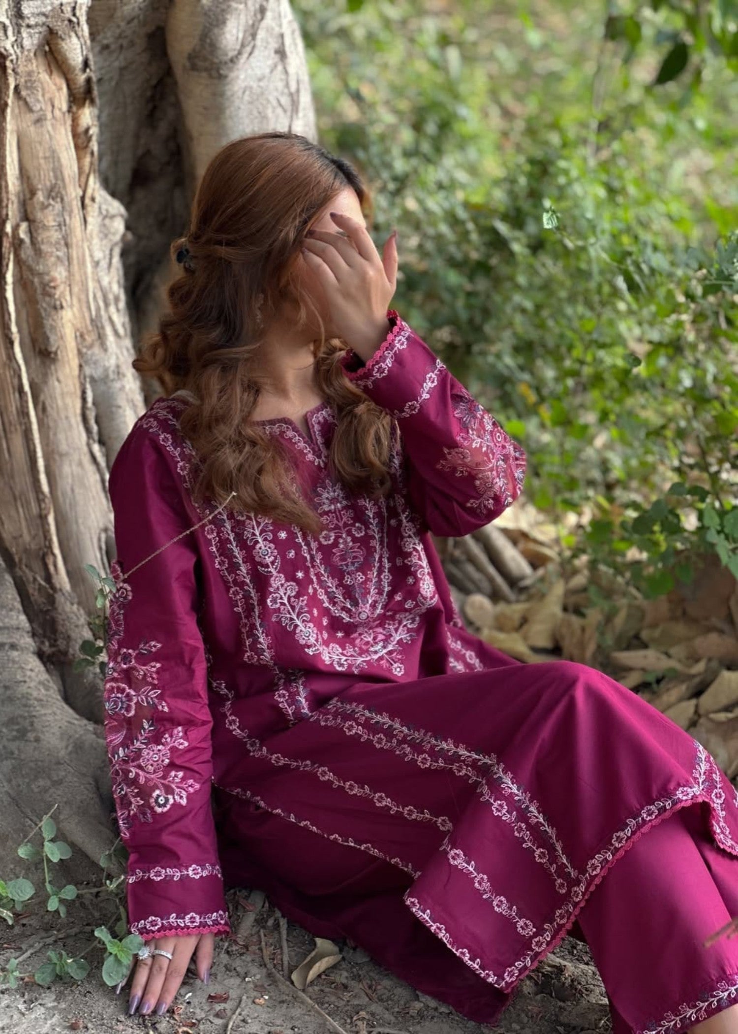 Tehzeeb Libas ZEENAT EMBROIDERED Women 2pcs