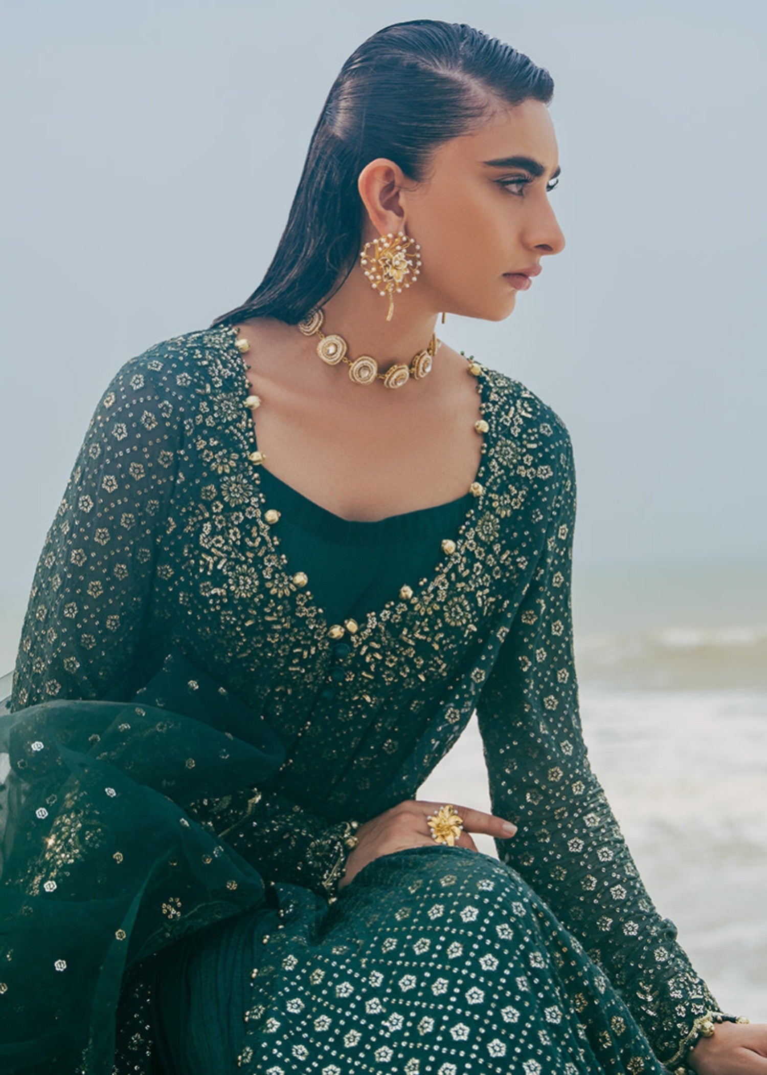 Cross Stitch GREEN SPRING 0124RTWWED0106 Women 2pcs