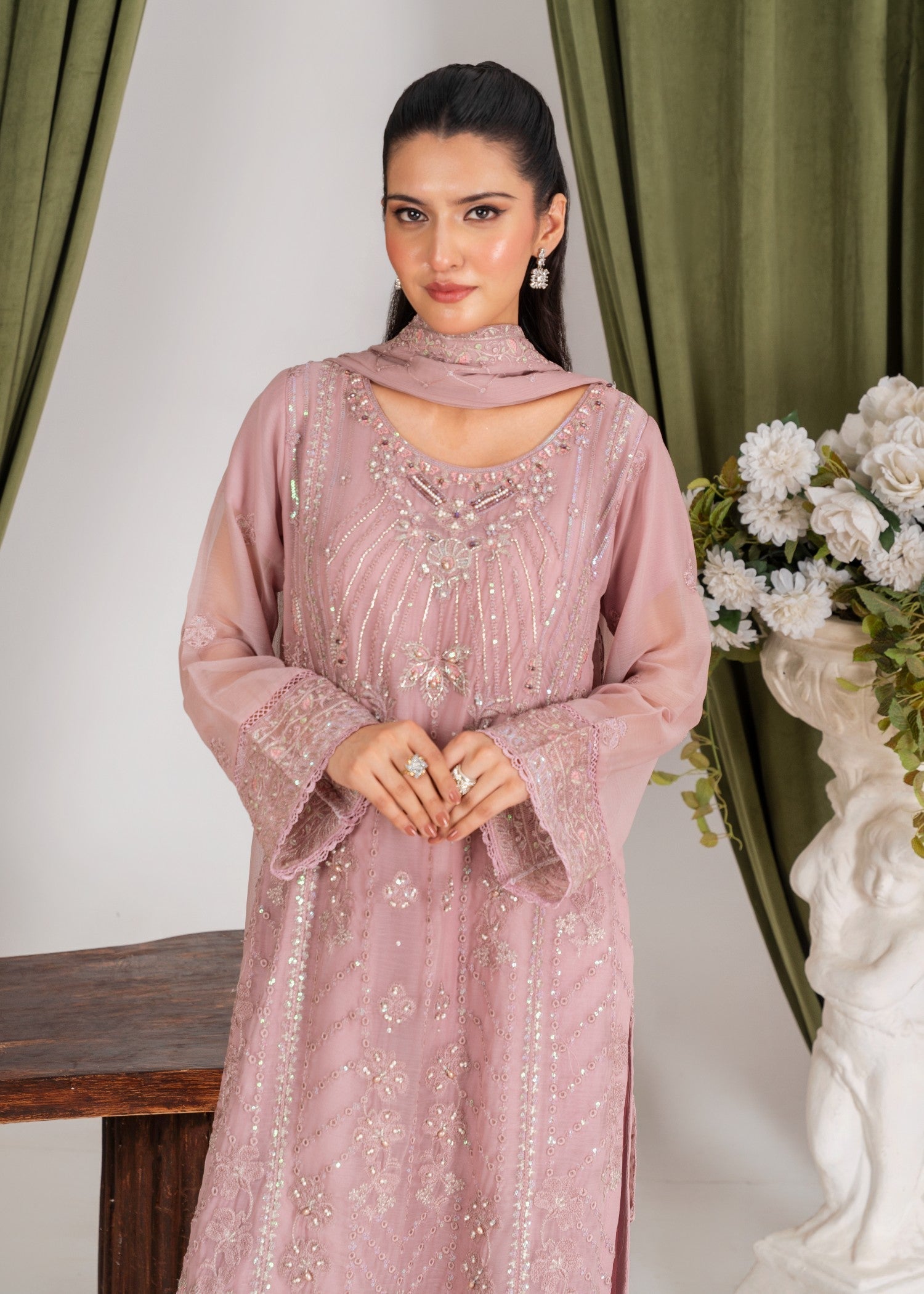 Four Season Boutique DUA CHIFFON PINK Women 3pcs