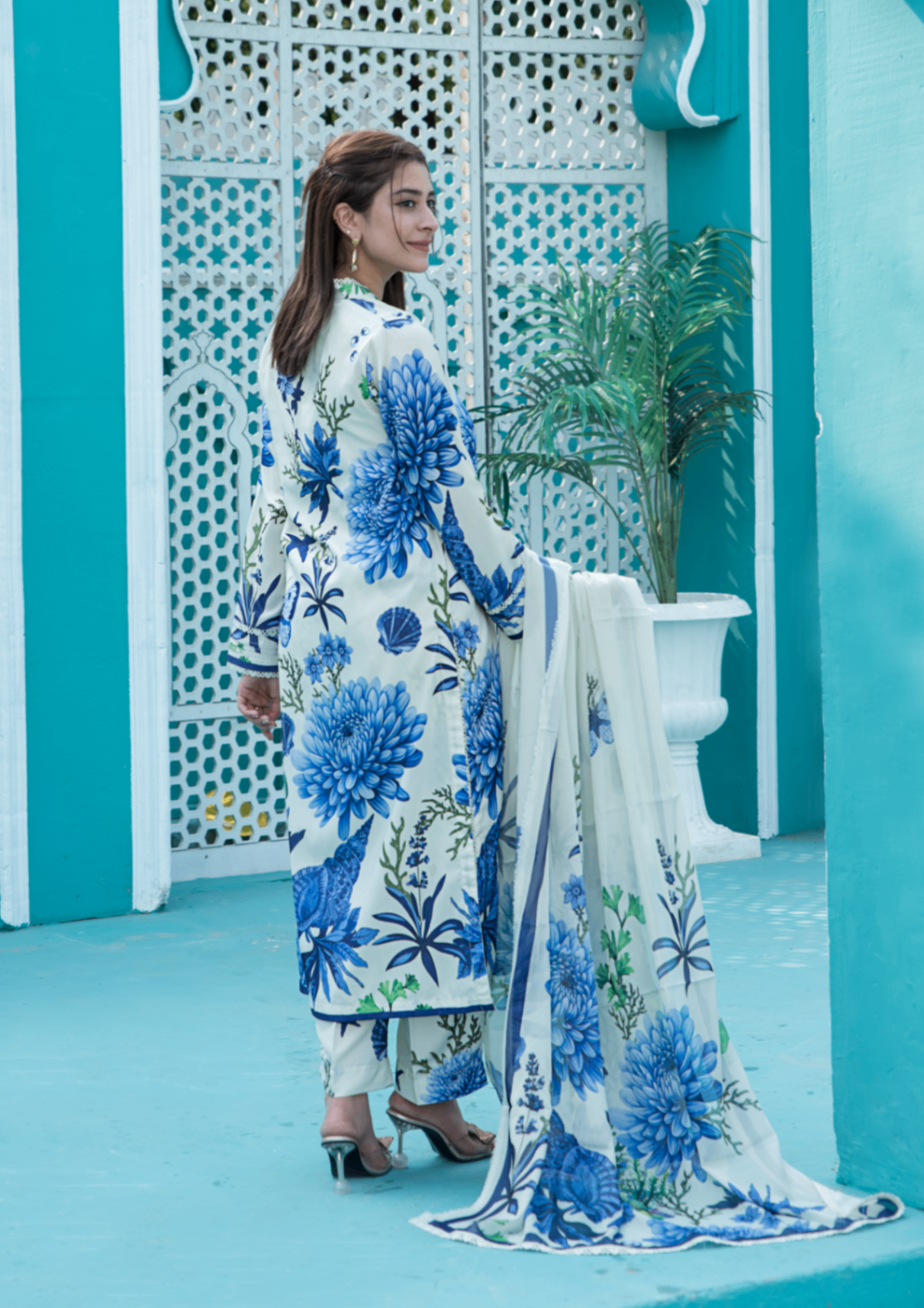 Yolo Pret Printed Arabic Silk Lawn FATAH F25 0015 Women 3pcs