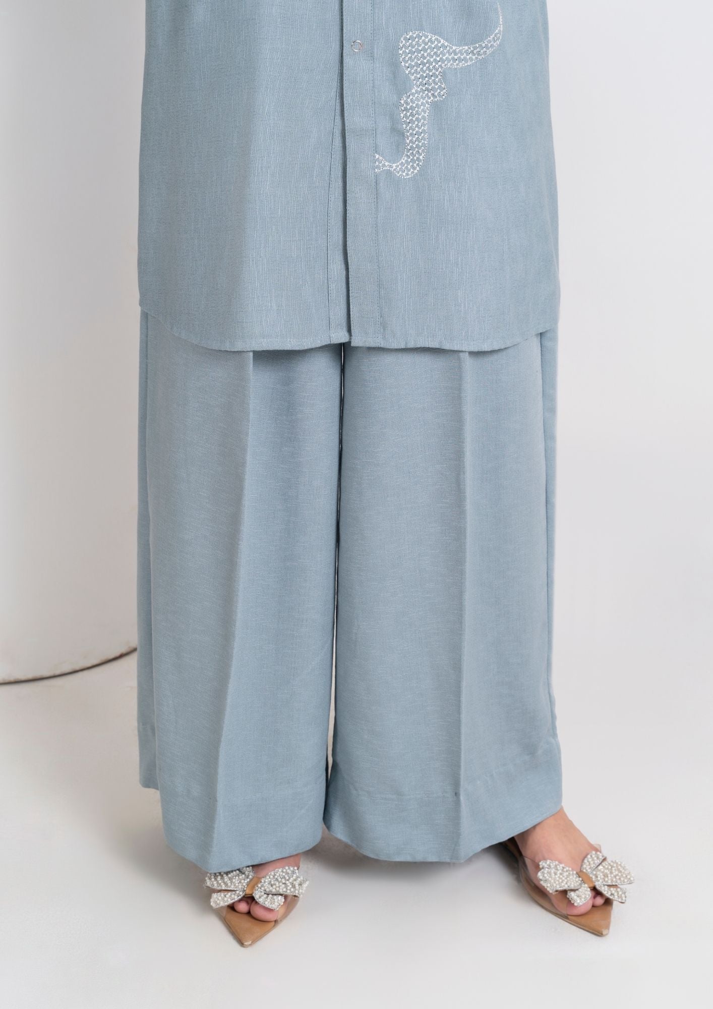 Jupiter Embroidered Silk Karandi F25 0022 Women 2pcs