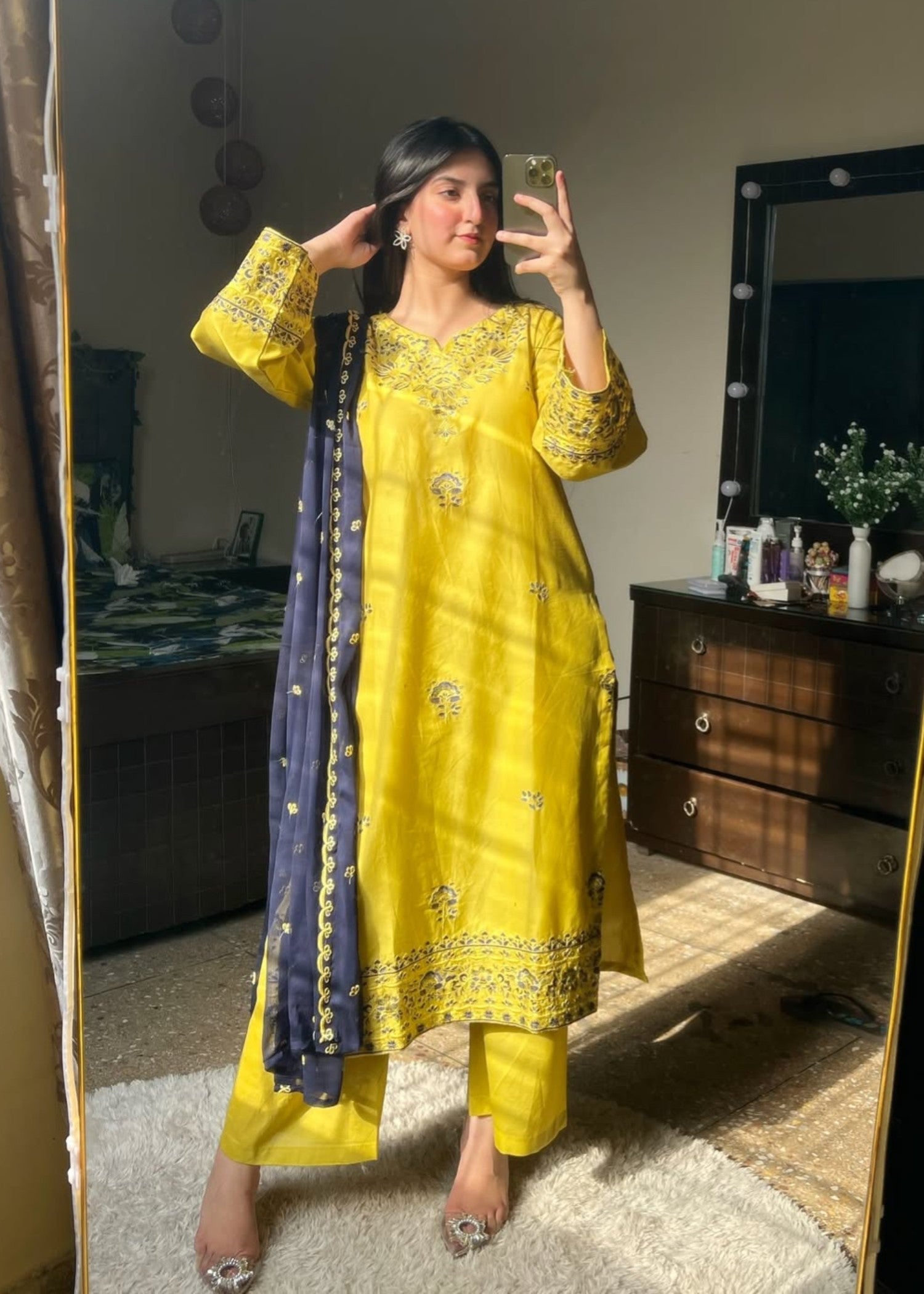 Anabya Garments Meem Se Mehak Women 3pcs