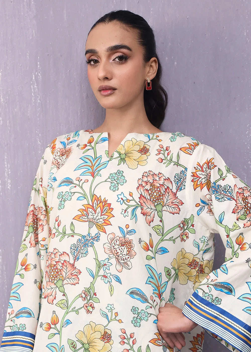 Rashid Textile Stitched Digitally Printed Lawn 1025 Women 2pcs