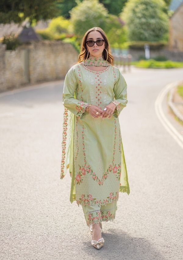 Meeraki Sage Green Women 3pcs