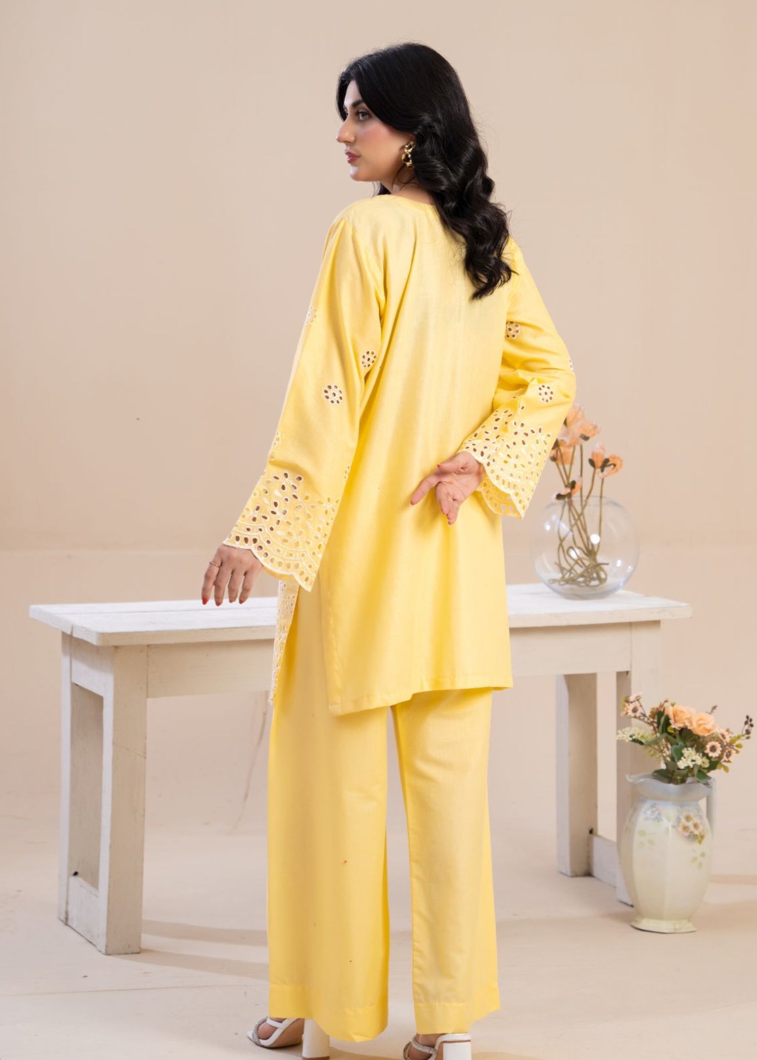 Zeenat & Zoha Lime Women 2pcs